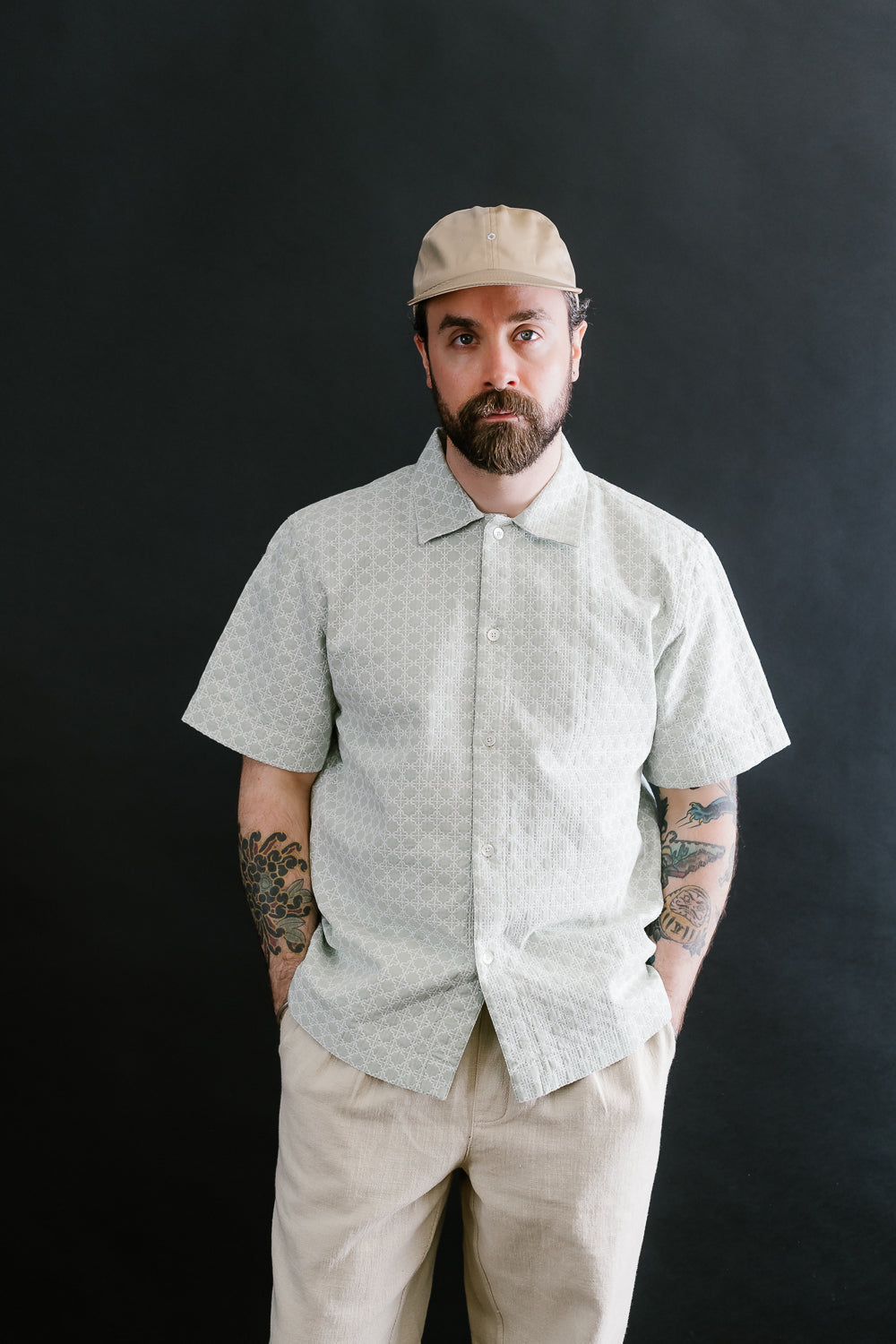 Resort Shirt - Seafoam Rattan