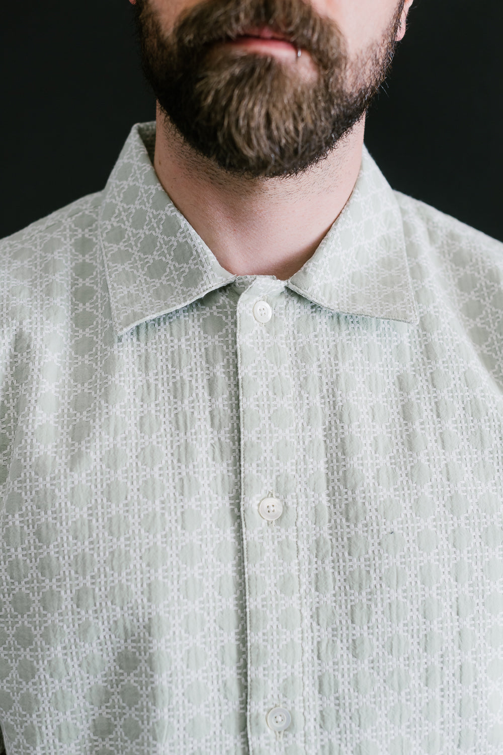 Resort Shirt - Seafoam Rattan