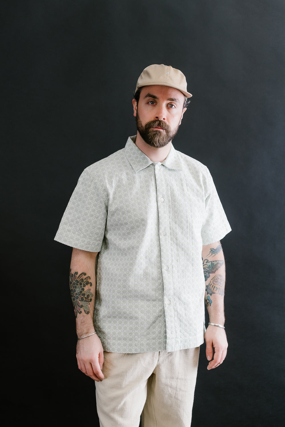 Resort Shirt - Seafoam Rattan