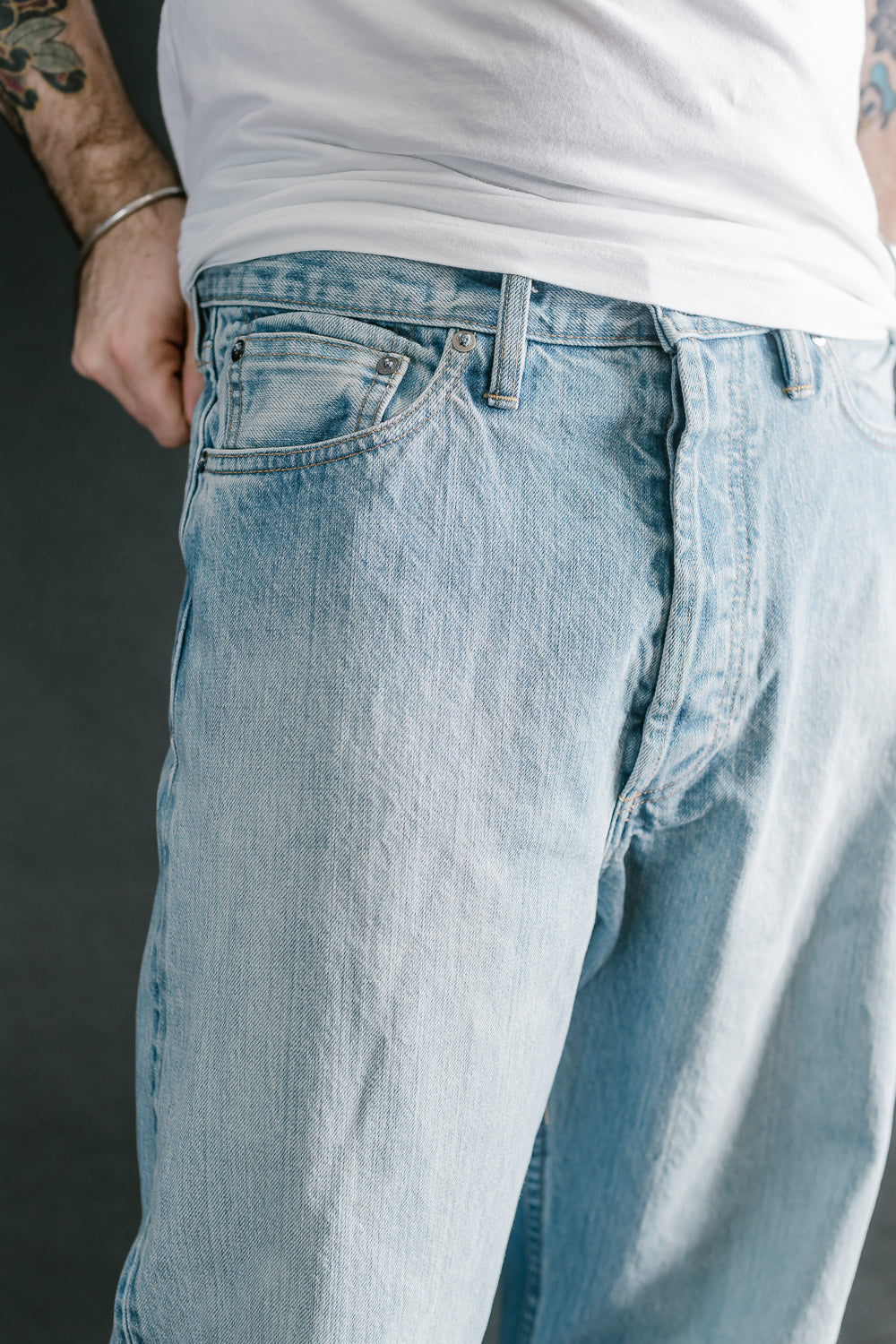 RS-100xv - Indigo Selvedge Vintage Wash - Relaxed Straight