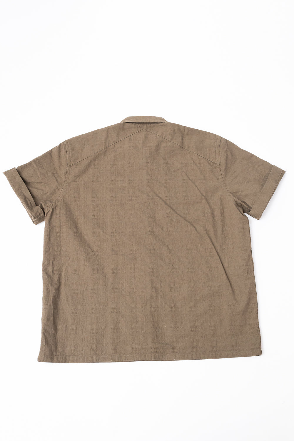 Safari Shirt  - Drab Barkcloth