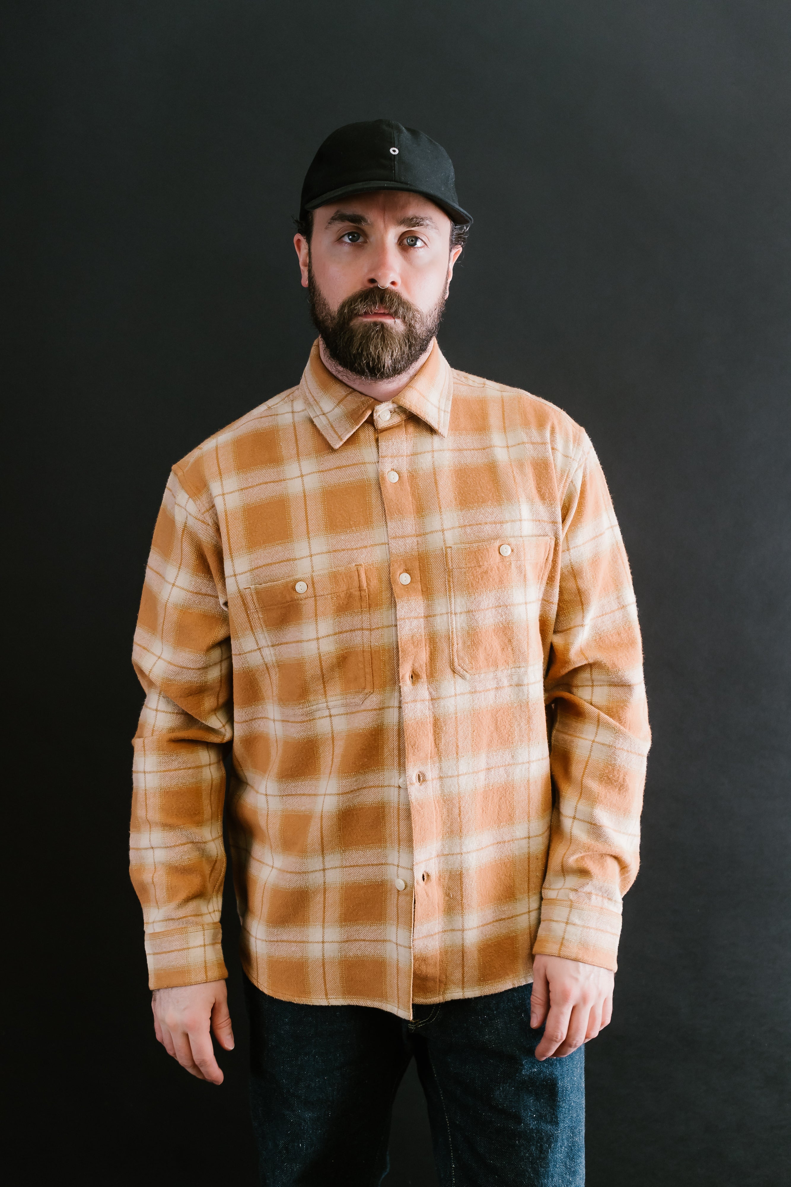 Utility Flannel  - Amber Plaid