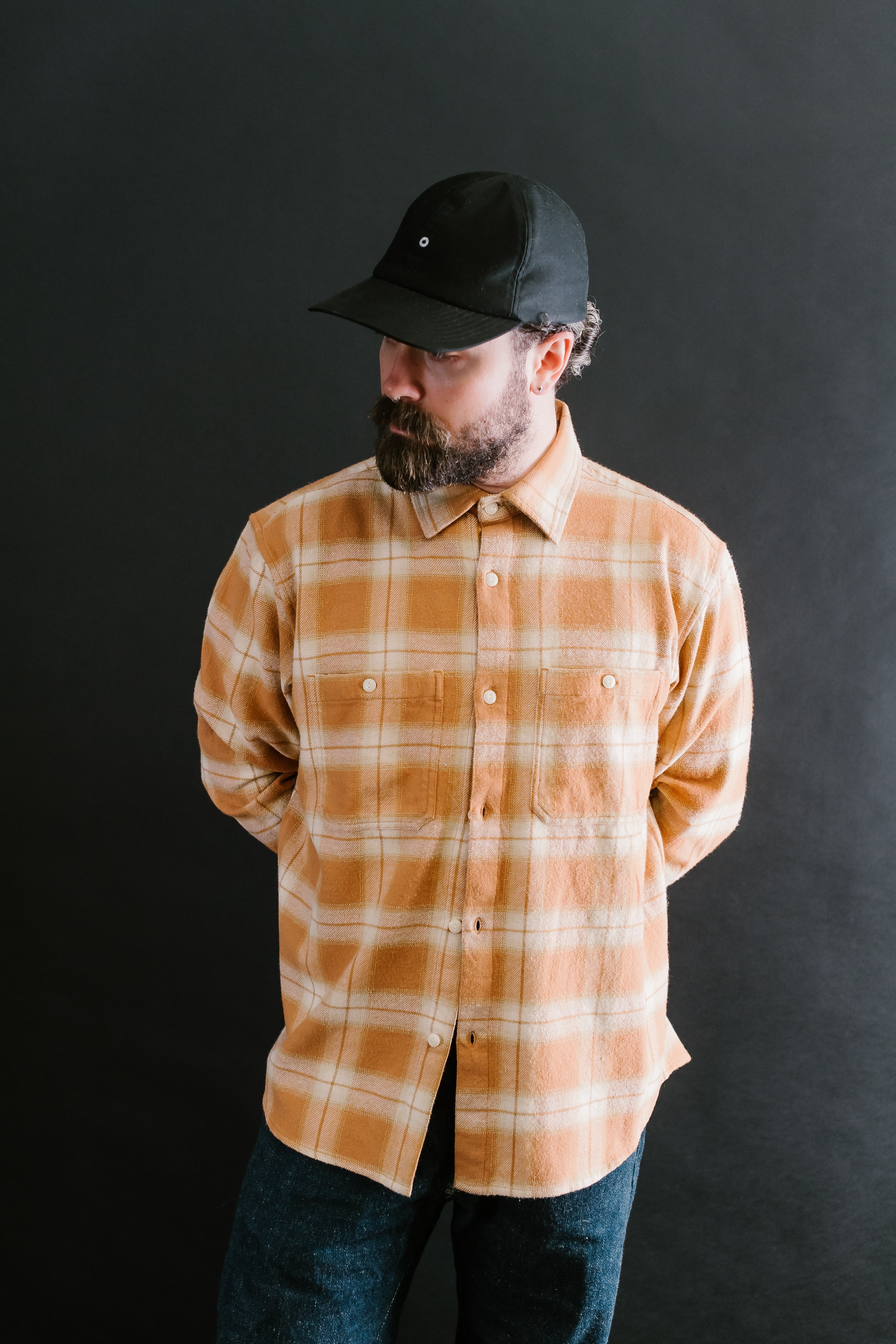 Utility Flannel  - Amber Plaid