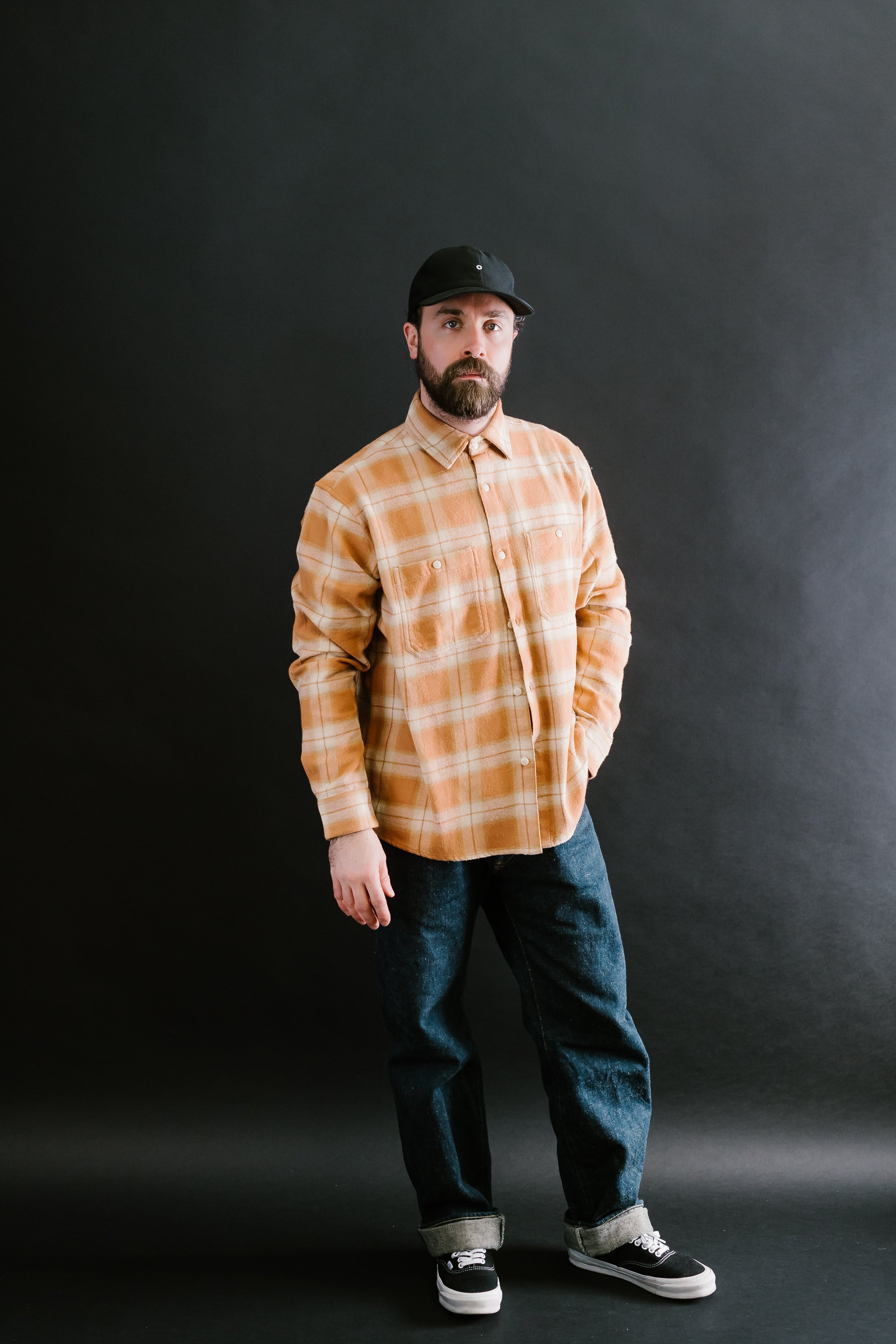 Utility Flannel  - Amber Plaid