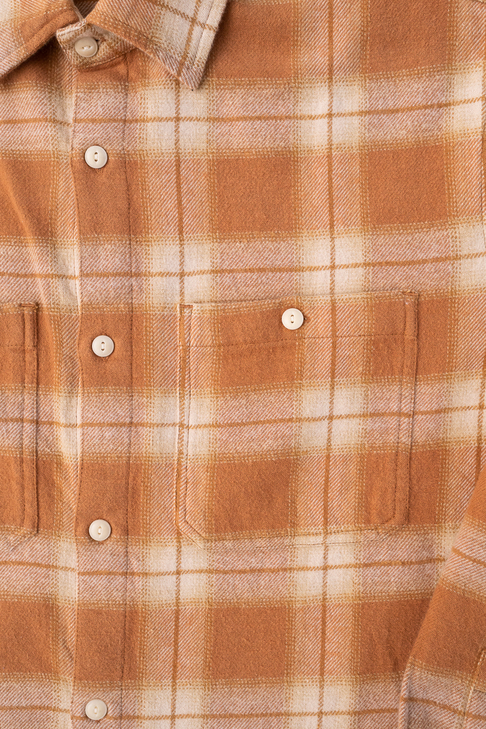 Utility Flannel  - Amber Plaid