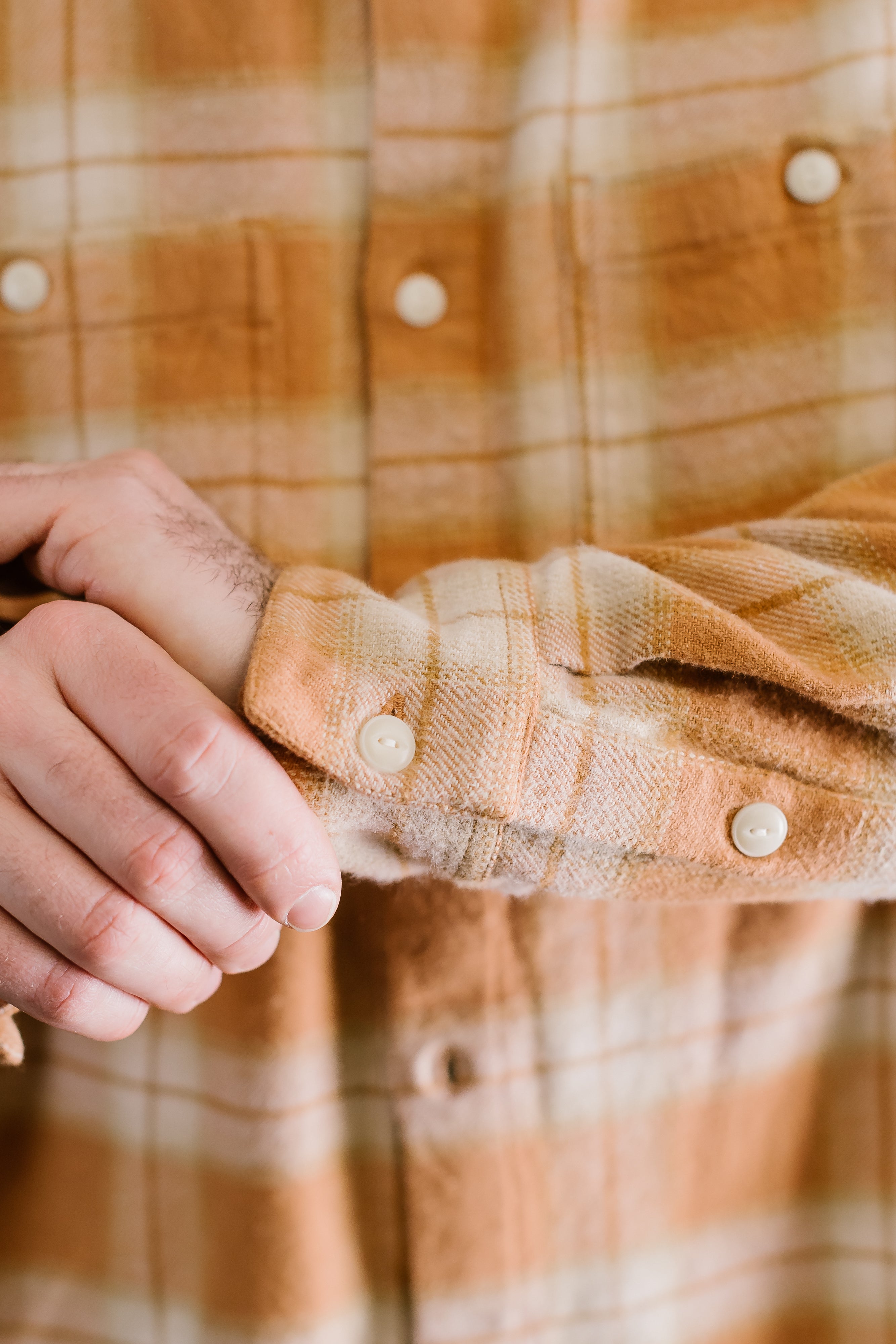 Utility Flannel  - Amber Plaid