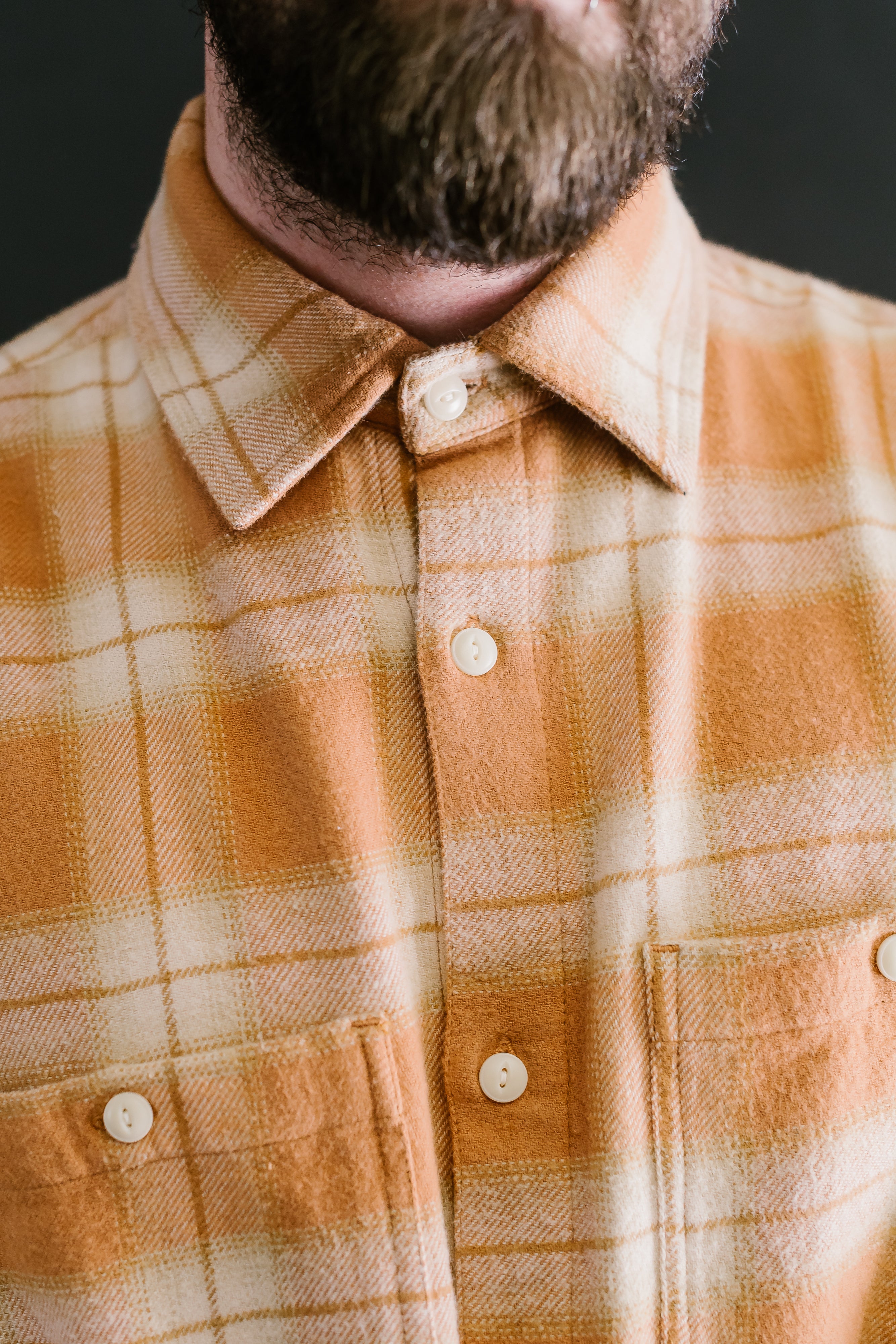 Utility Flannel  - Amber Plaid