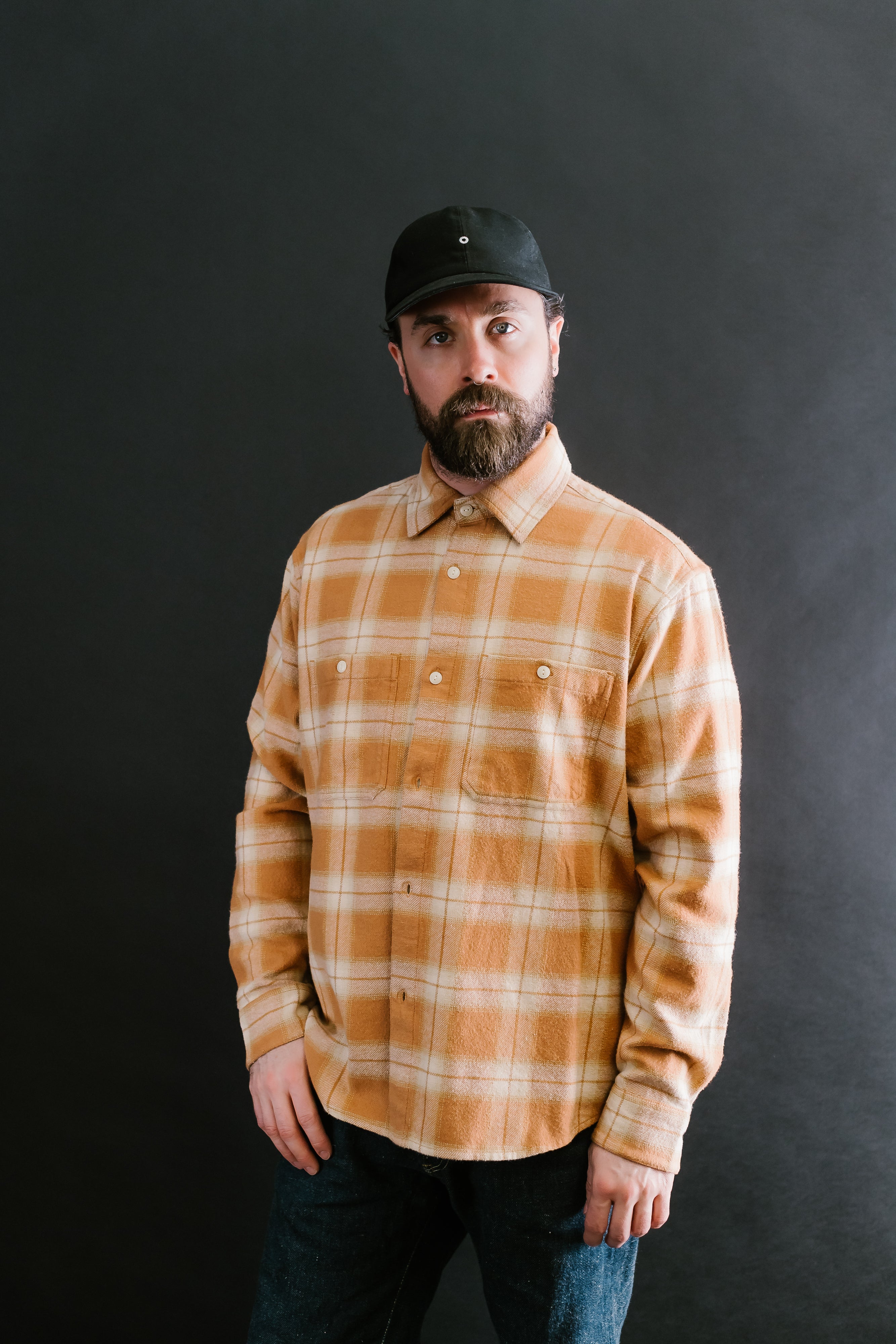 Utility Flannel  - Amber Plaid