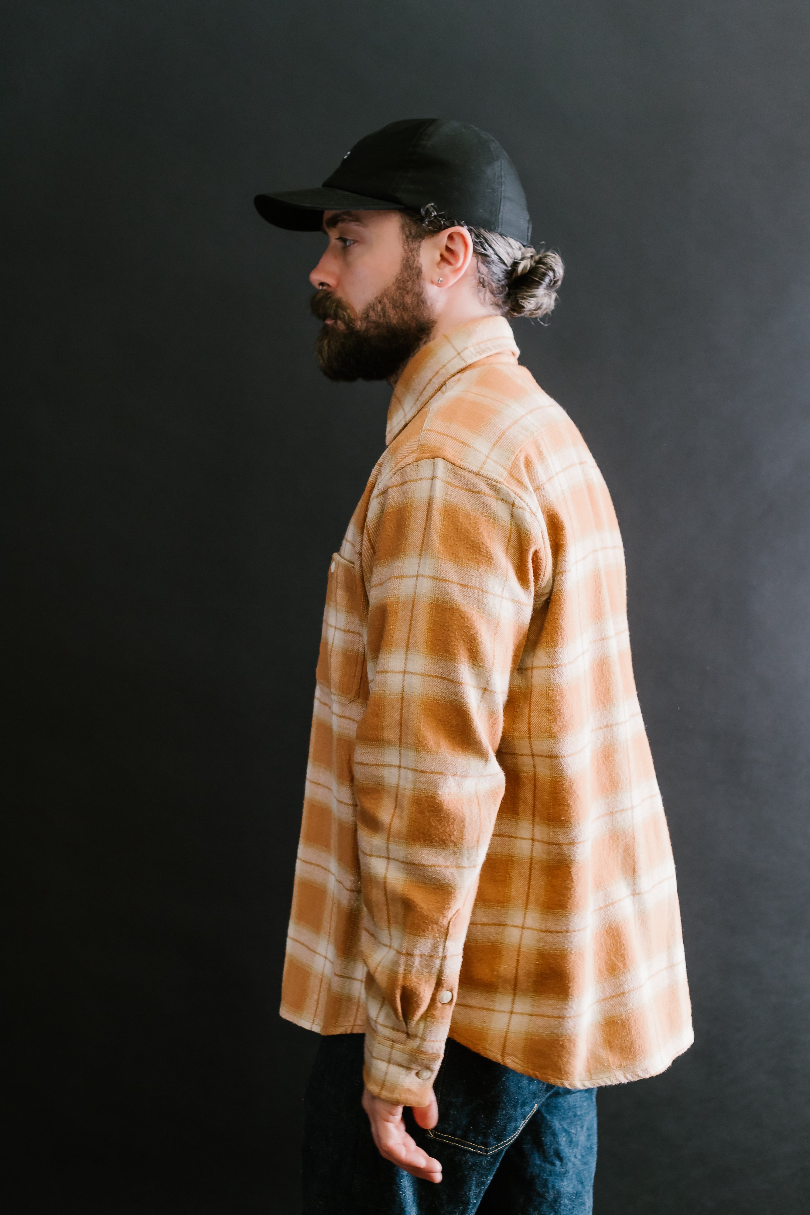 Utility Flannel  - Amber Plaid