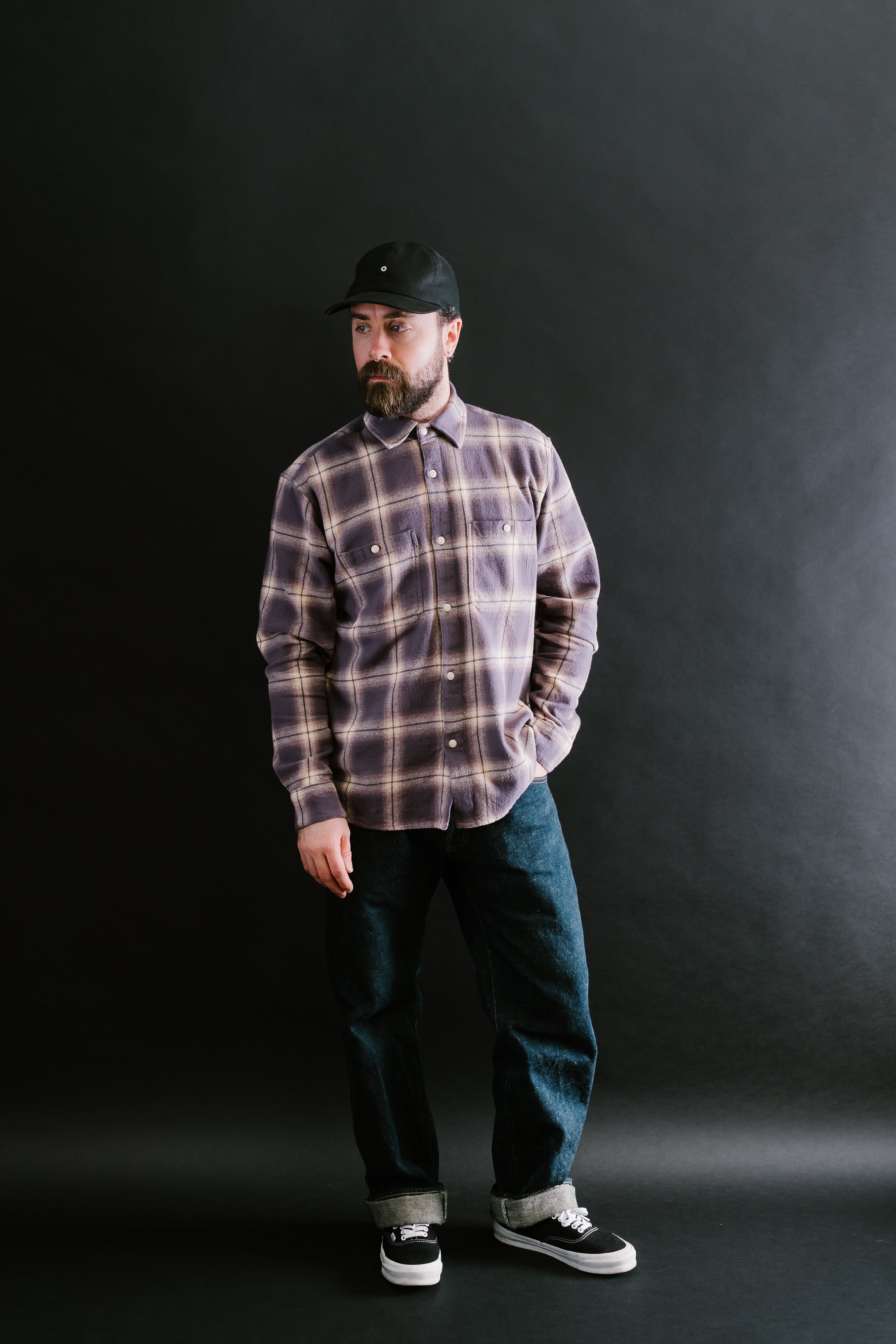 Utility Flannel  - Faded Lilac