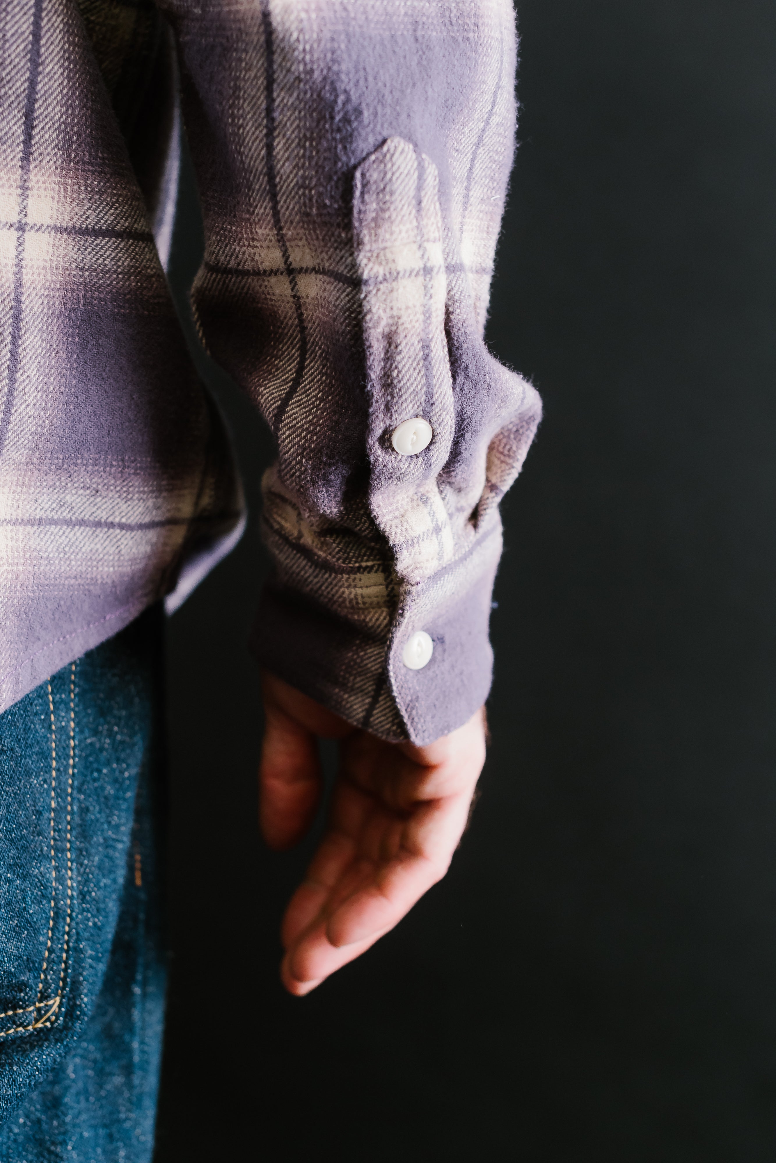 Utility Flannel  - Faded Lilac