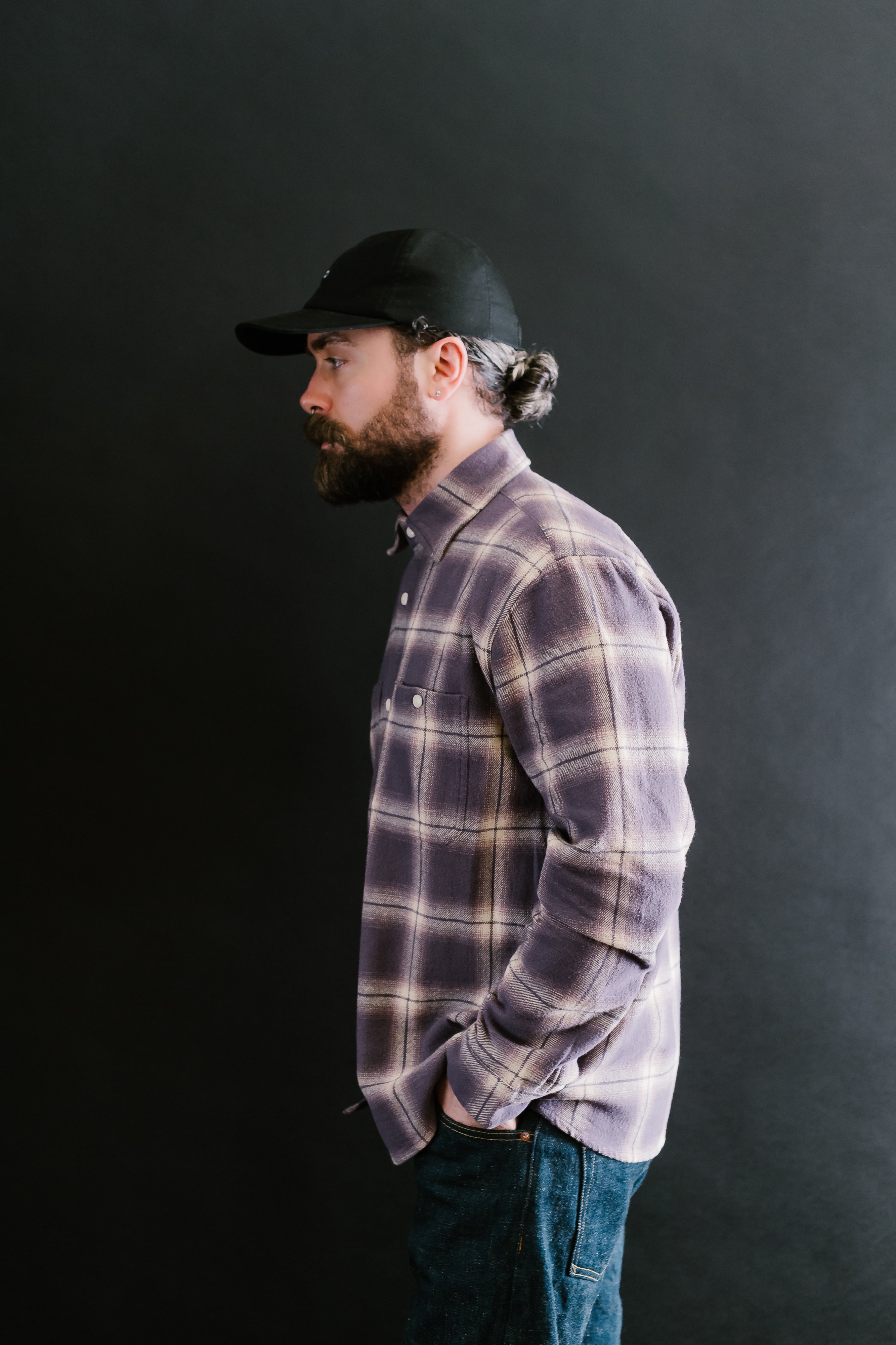 Utility Flannel  - Faded Lilac