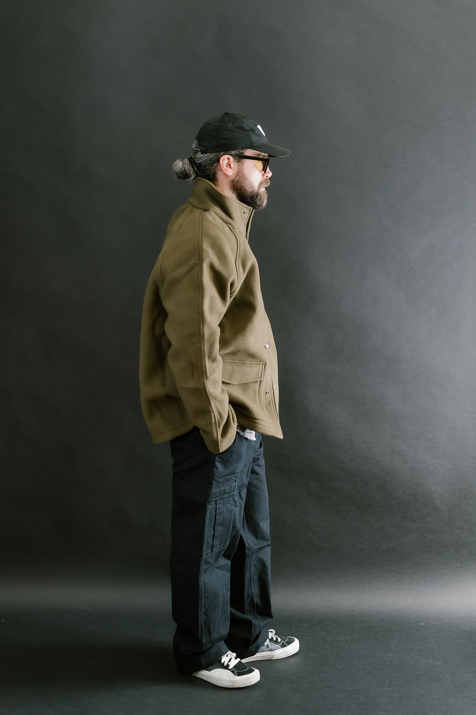 Welding Jacket Melton Wool - Tobacco