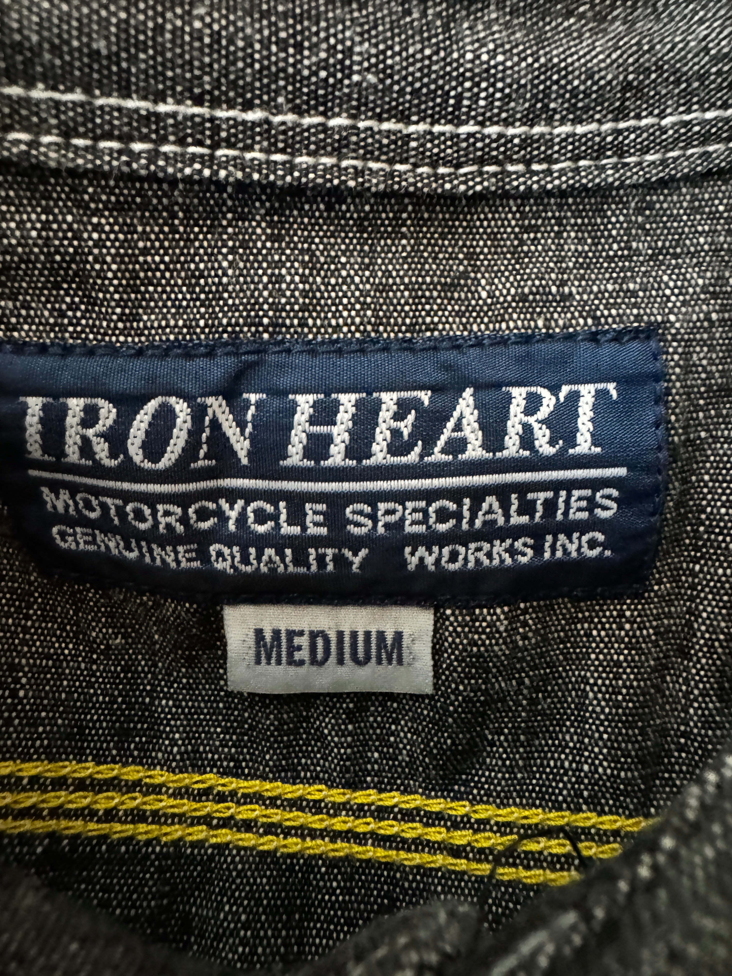 Gently Used - Black Chambray Work Shirt - Medium