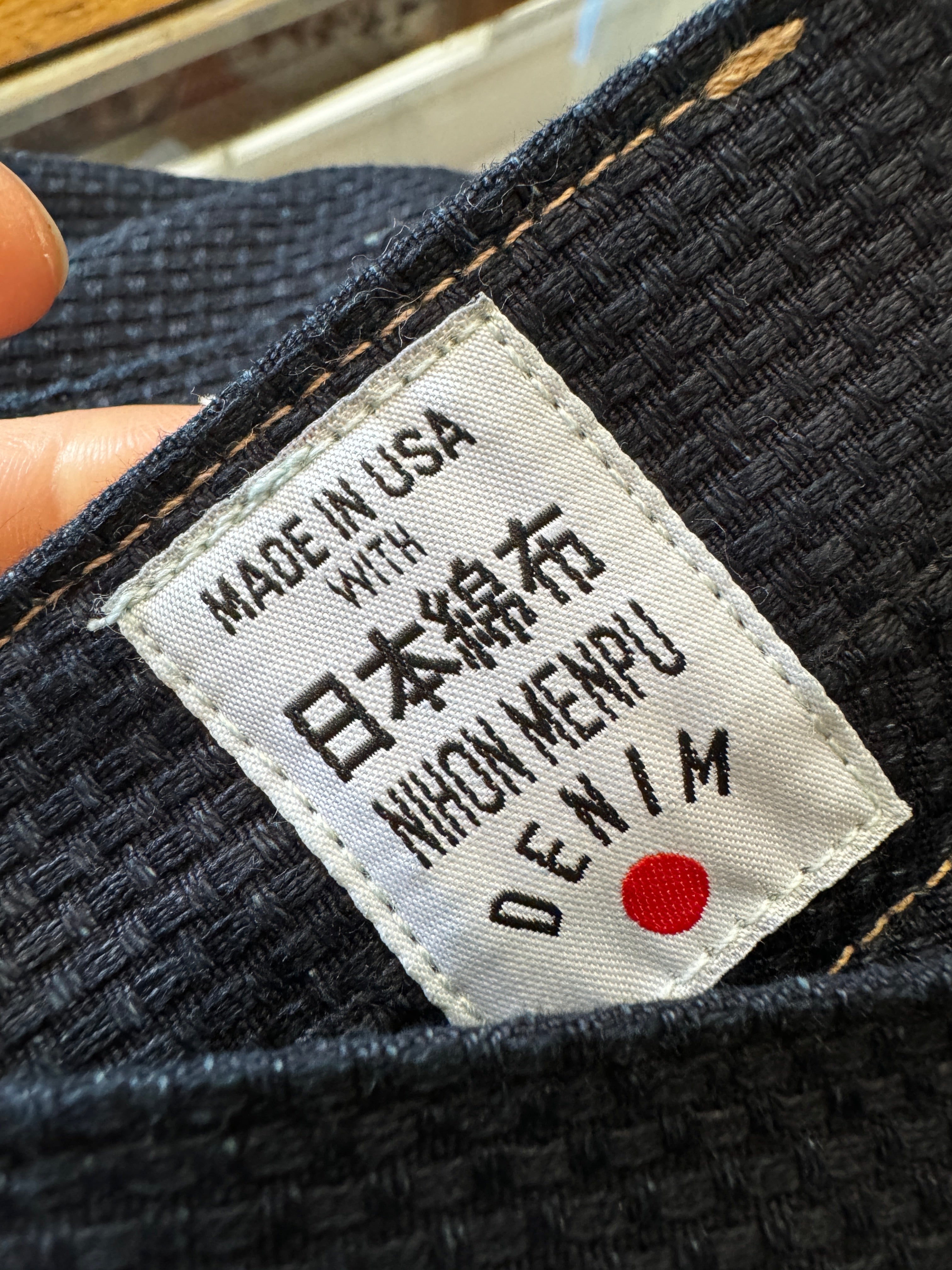 Gently Used - Double Knee Indigo Shashiko Work Pant - Size 29