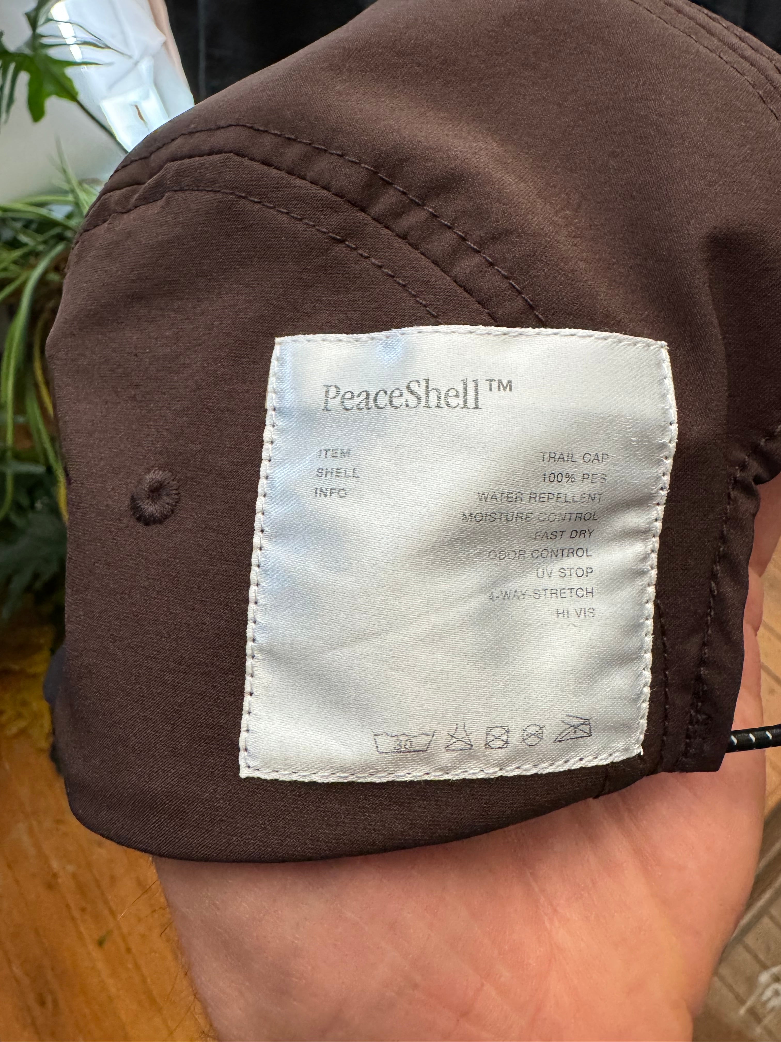 Satisfy Running Peaceshell Trail Cap - Brown - O/S