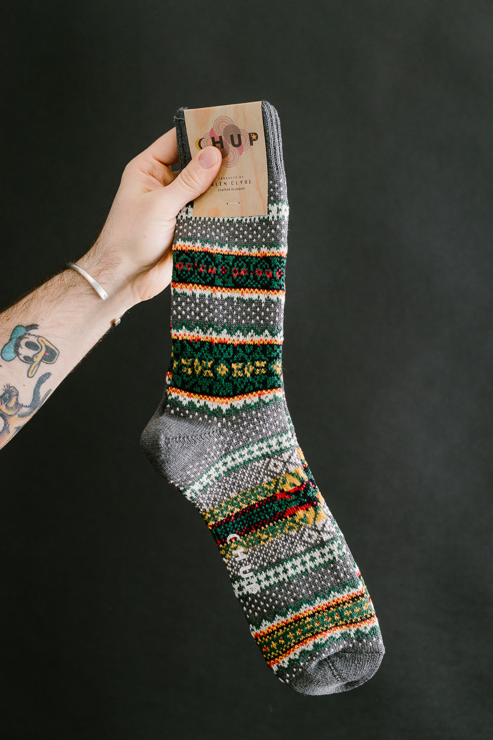 My Favorite Village Crew Sock - Fossil