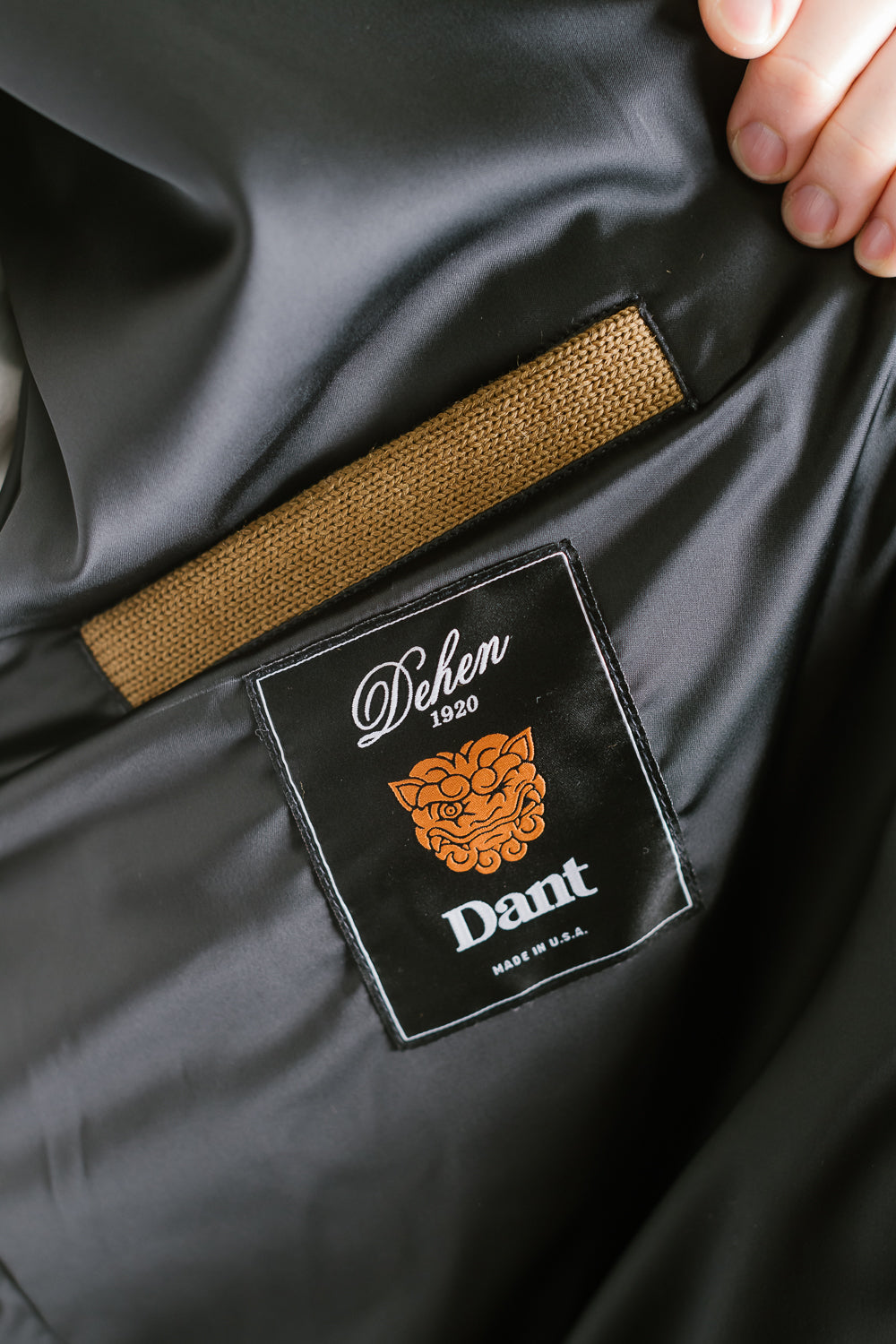 Dant x Dehen - Full Zip Moto Hoodie - Goldmine