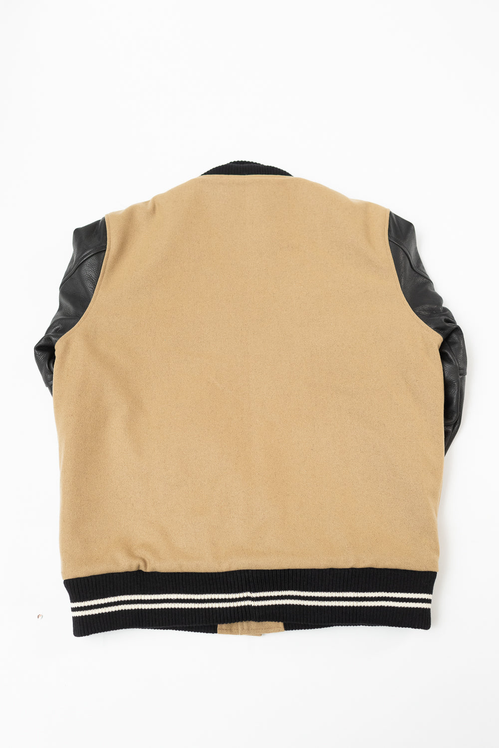 Dant x Dehen - Varsity Jacket - Camel, Black