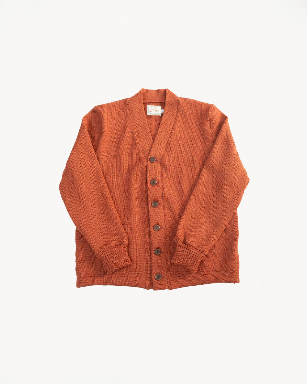 Classic Cardigan - Burnt Orange