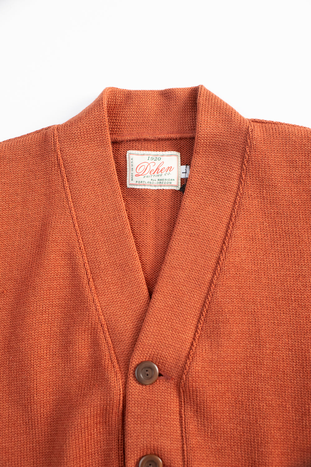 Classic Cardigan - Burnt Orange