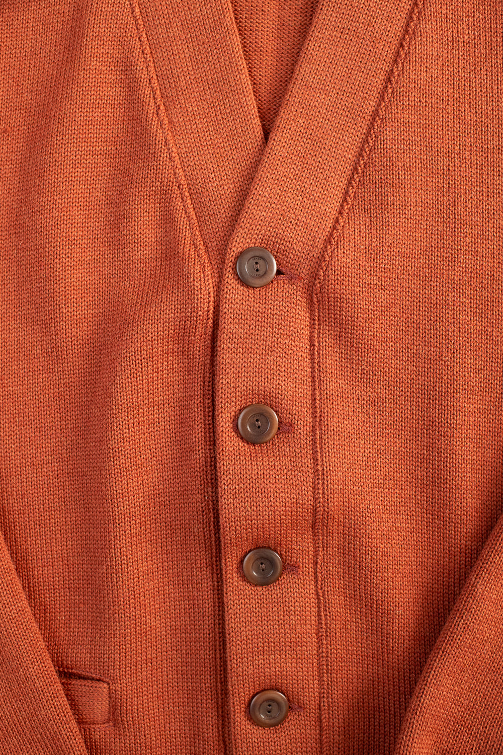 Classic Cardigan - Burnt Orange