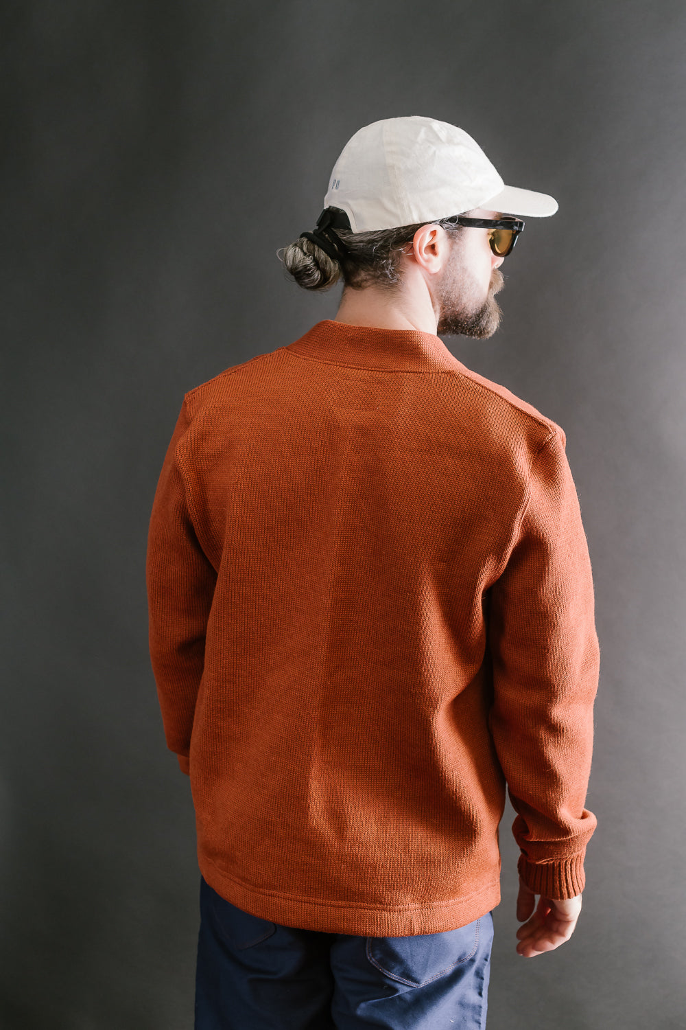 Classic Cardigan - Burnt Orange