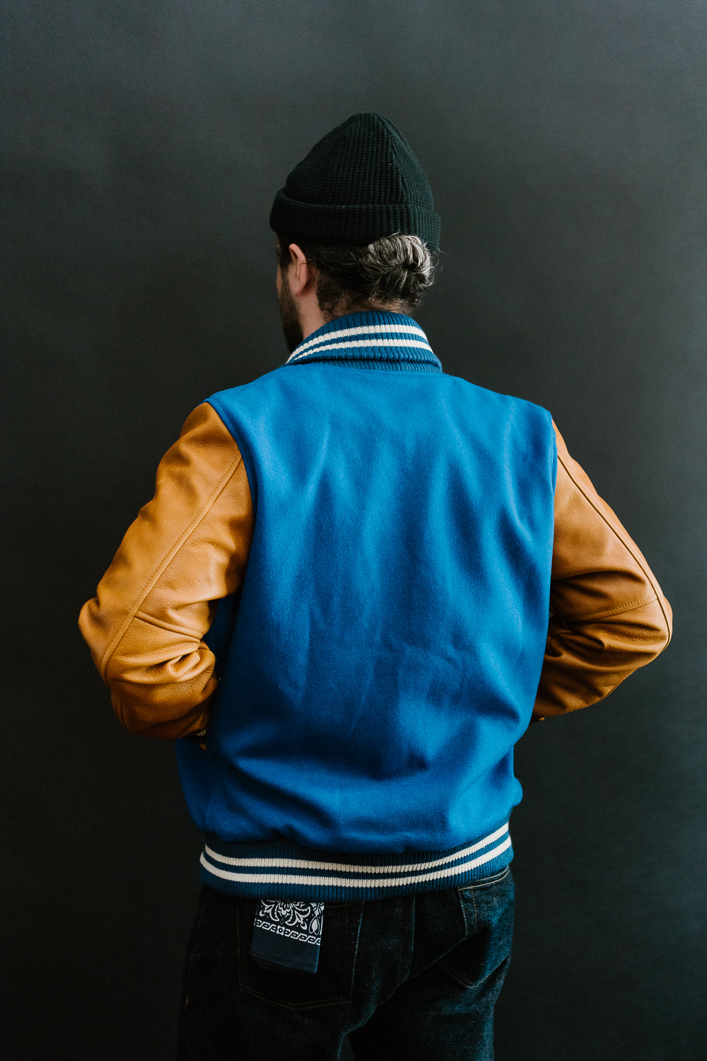 Varsity Jacket - Royal, Rust