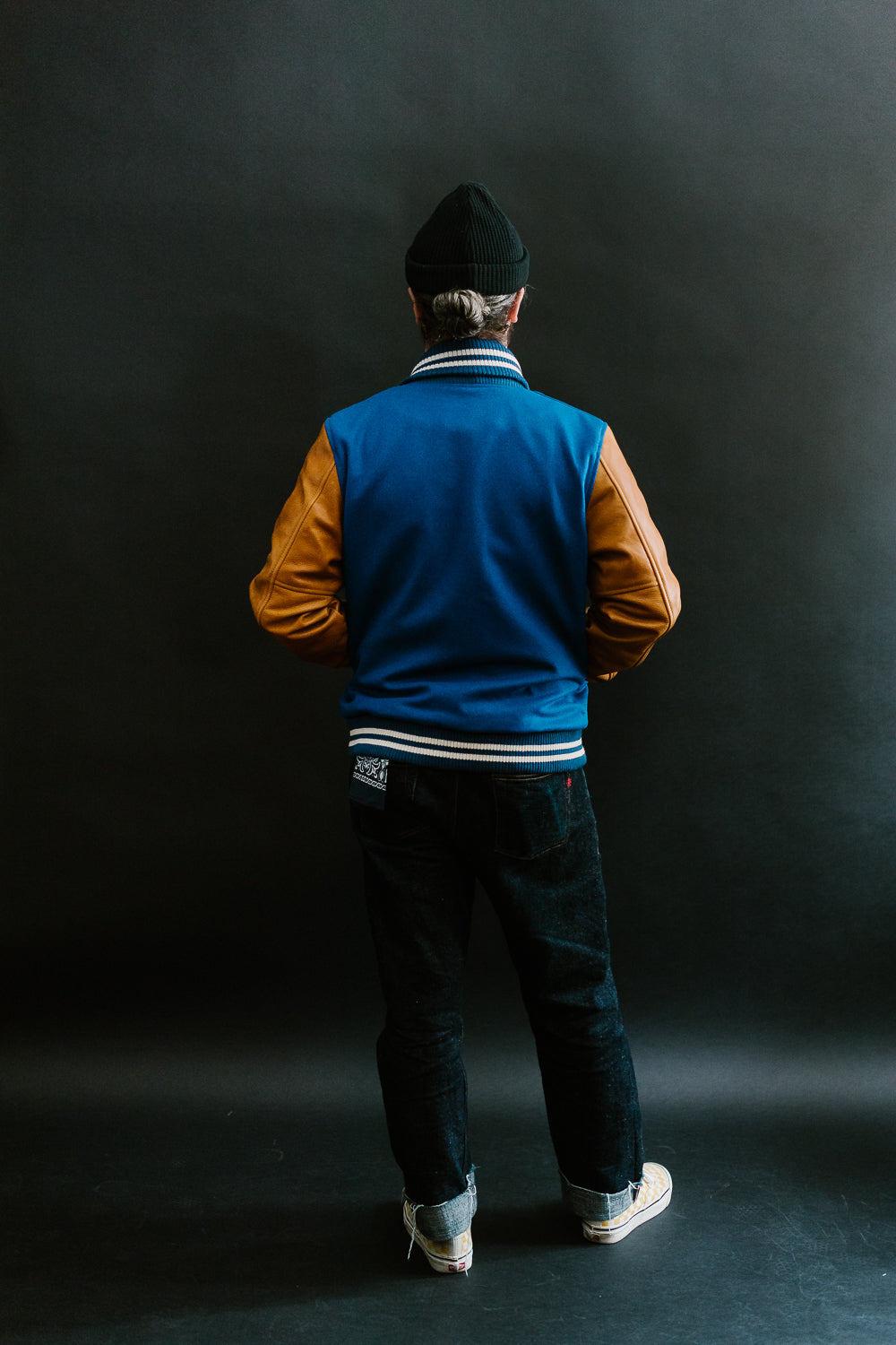 Varsity Jacket - Royal, Rust