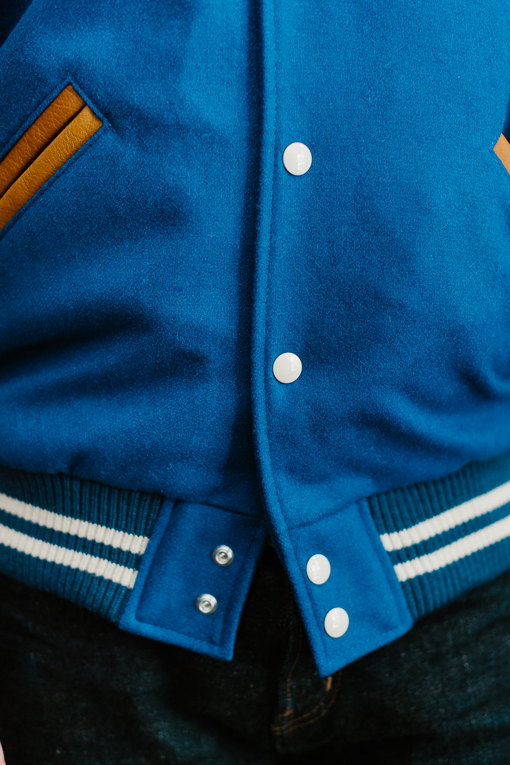 Varsity Jacket - Royal, Rust