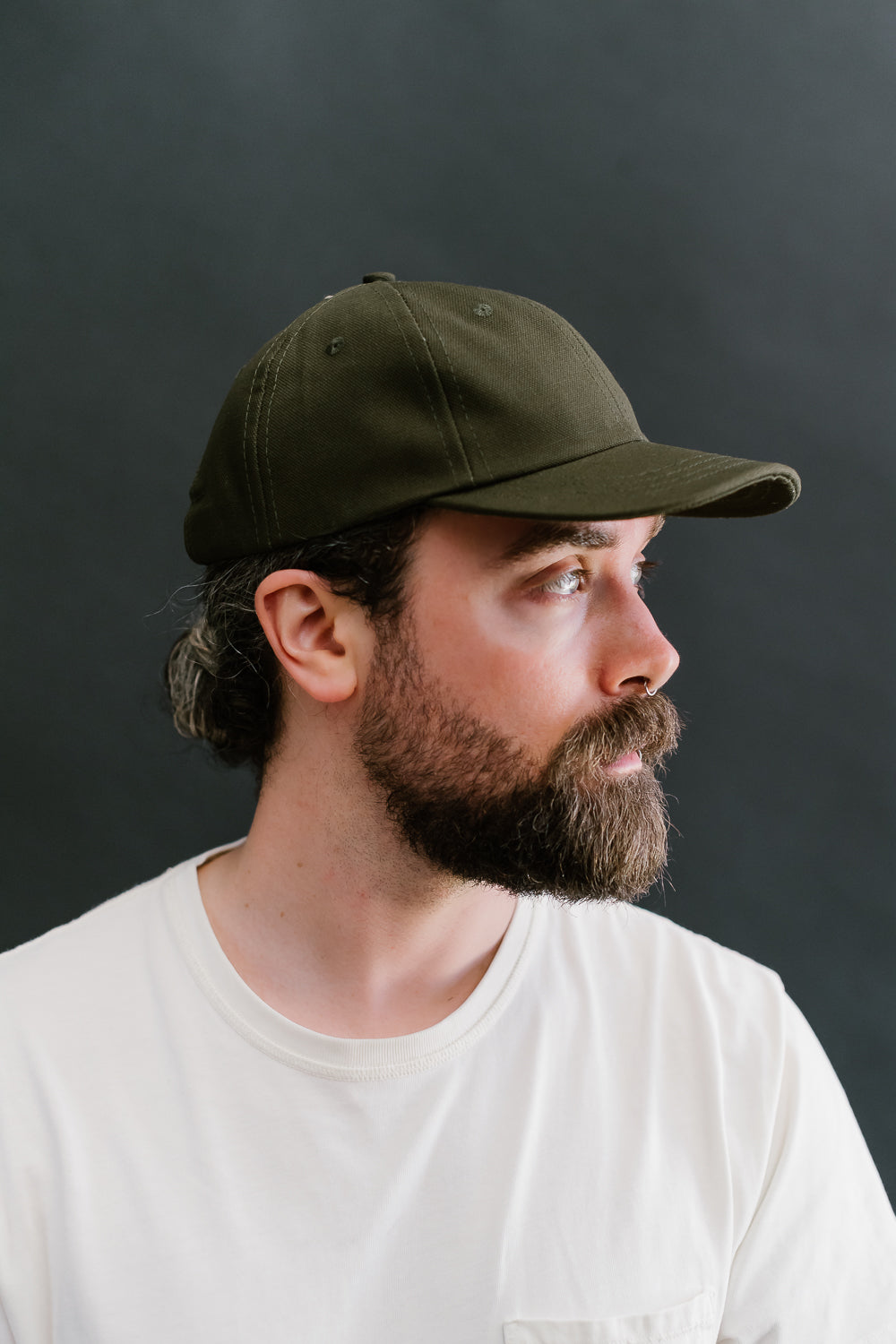 Canvas Baseball Hat - Loden