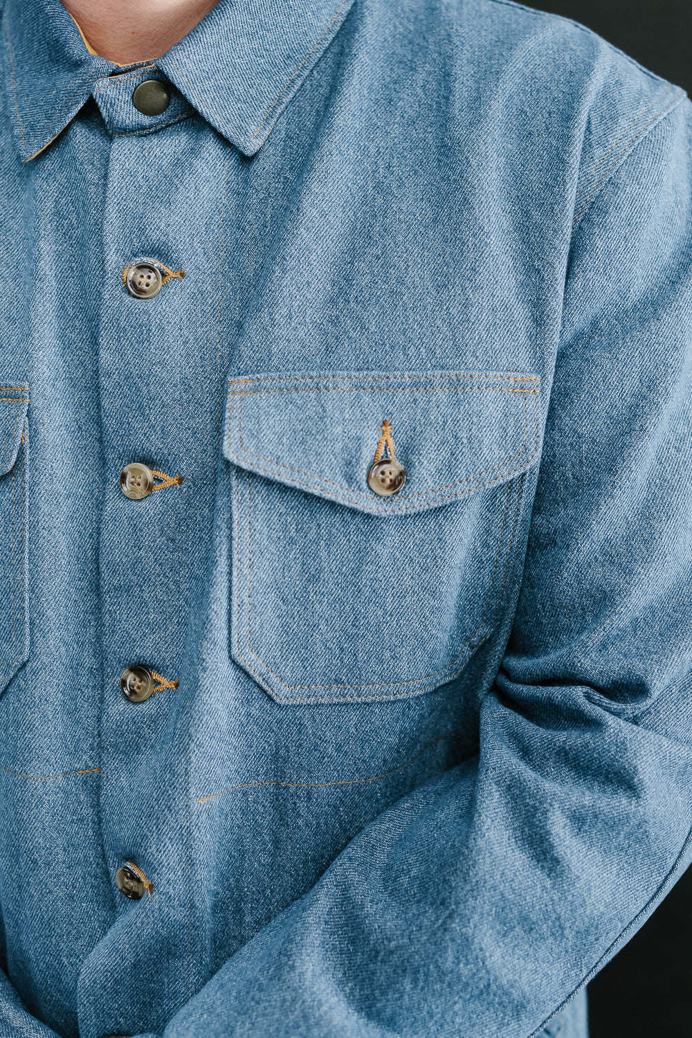 Crissman Overshirt - Sky Blue