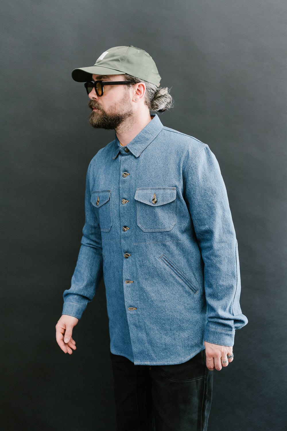 Crissman Overshirt - Sky Blue