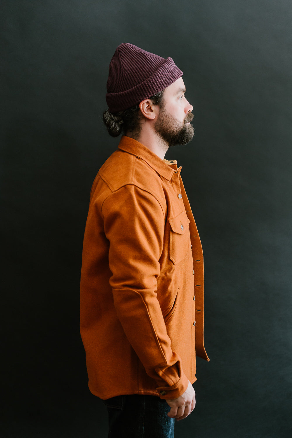 Crissman Overshirt - Burnt Orange