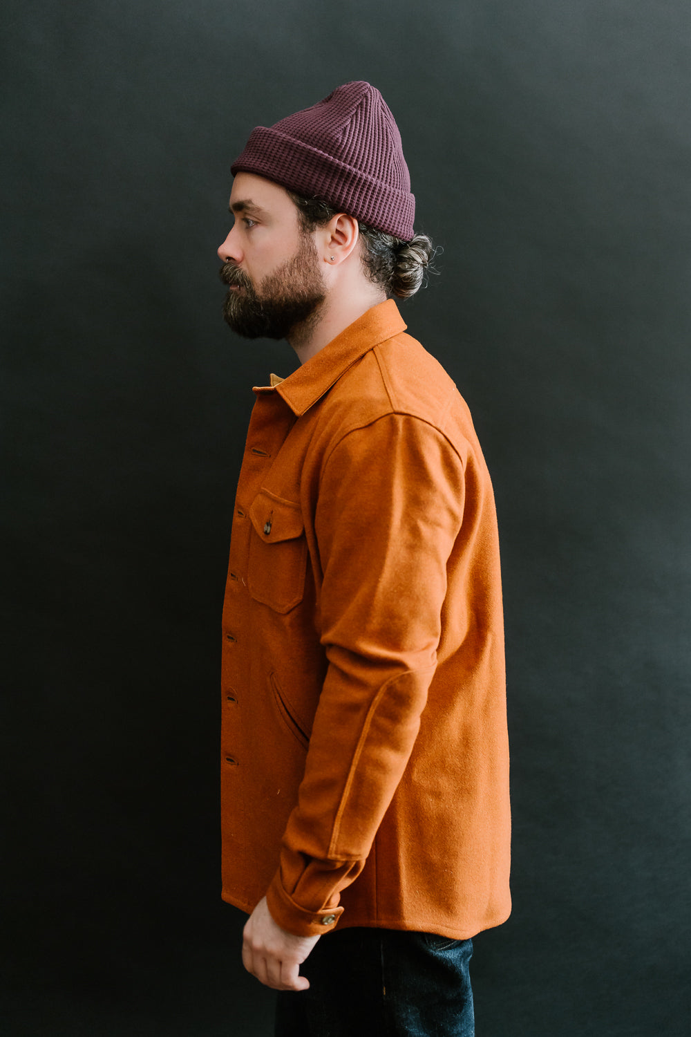 Crissman Overshirt - Burnt Orange