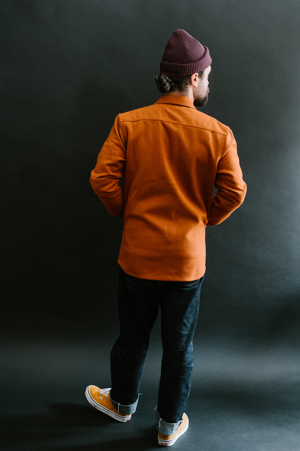 Crissman Overshirt - Burnt Orange