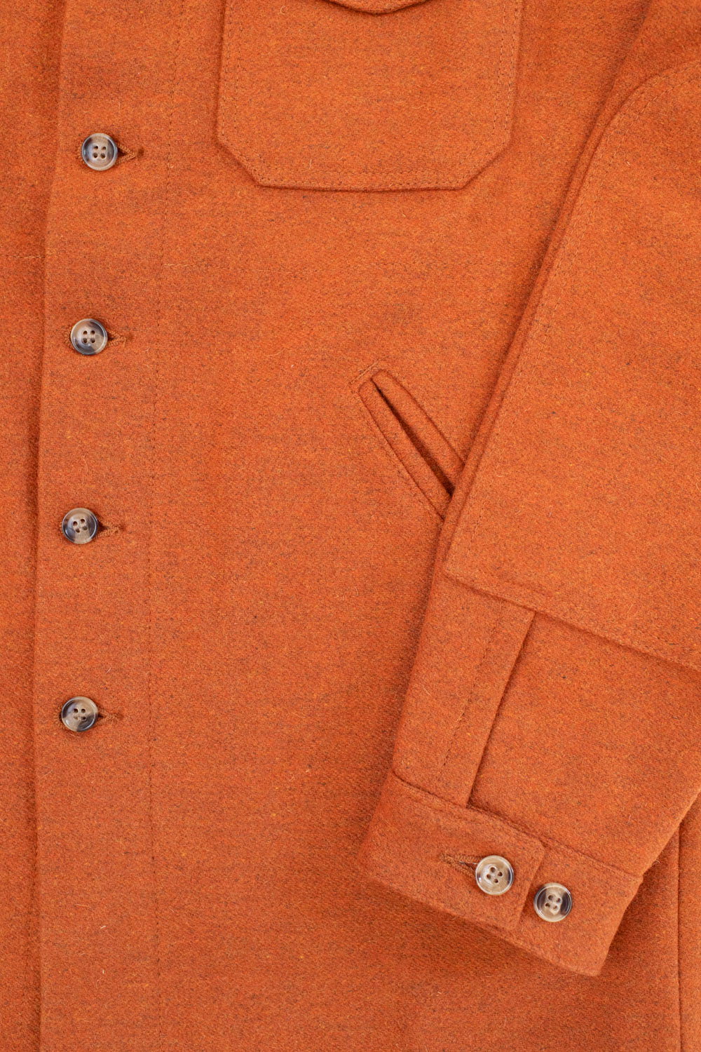 Crissman Overshirt - Burnt Orange