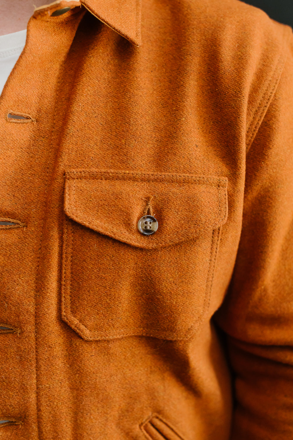 Crissman Overshirt - Burnt Orange