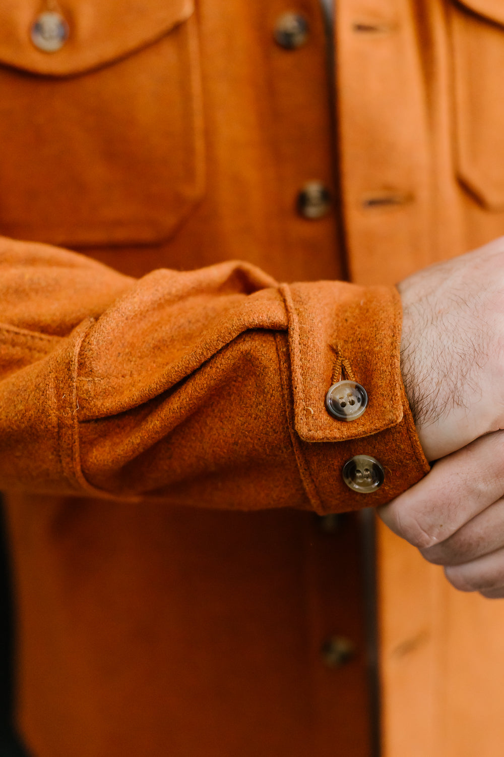 Crissman Overshirt - Burnt Orange