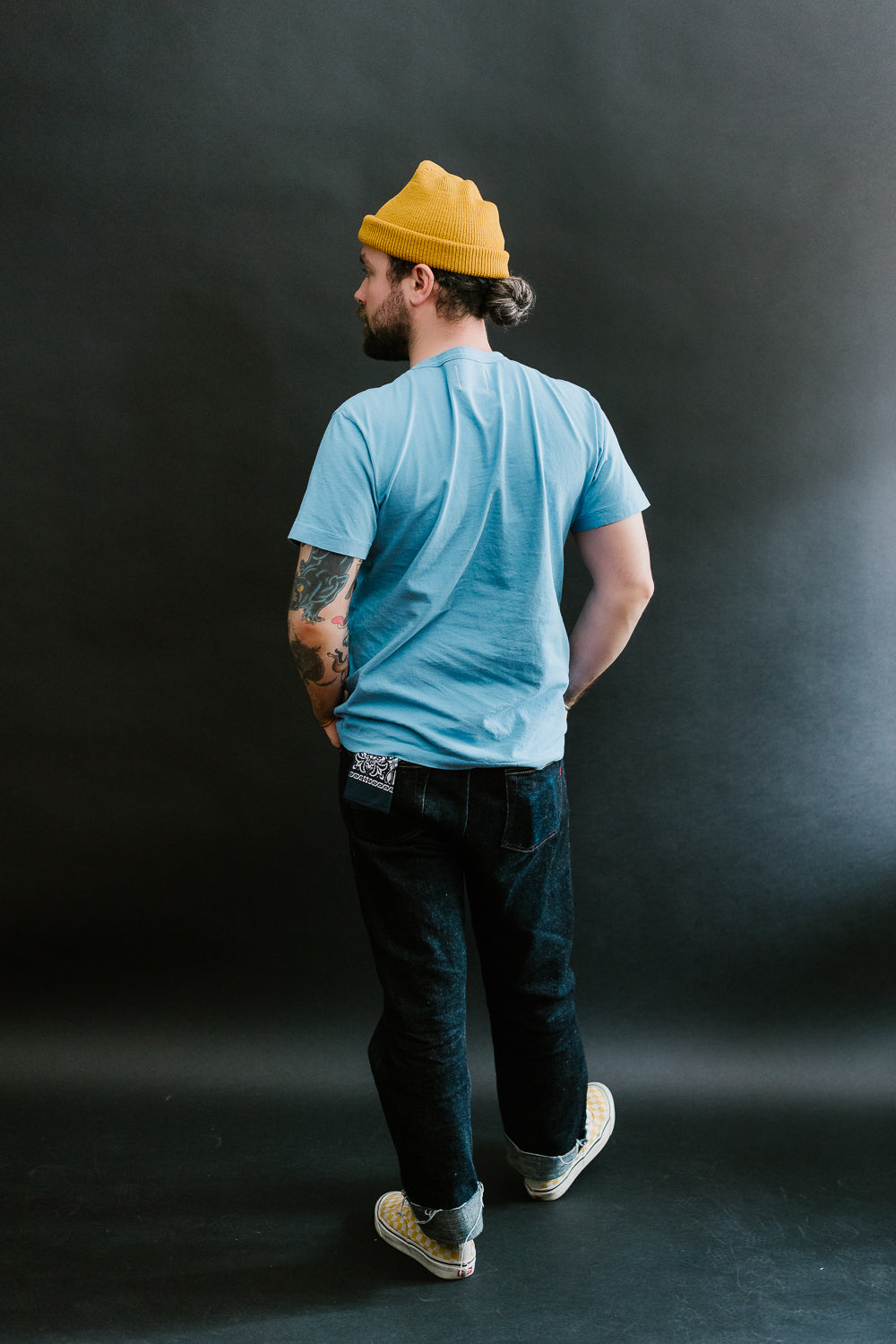 Heavy Duty Pocket Tee - Bluebird