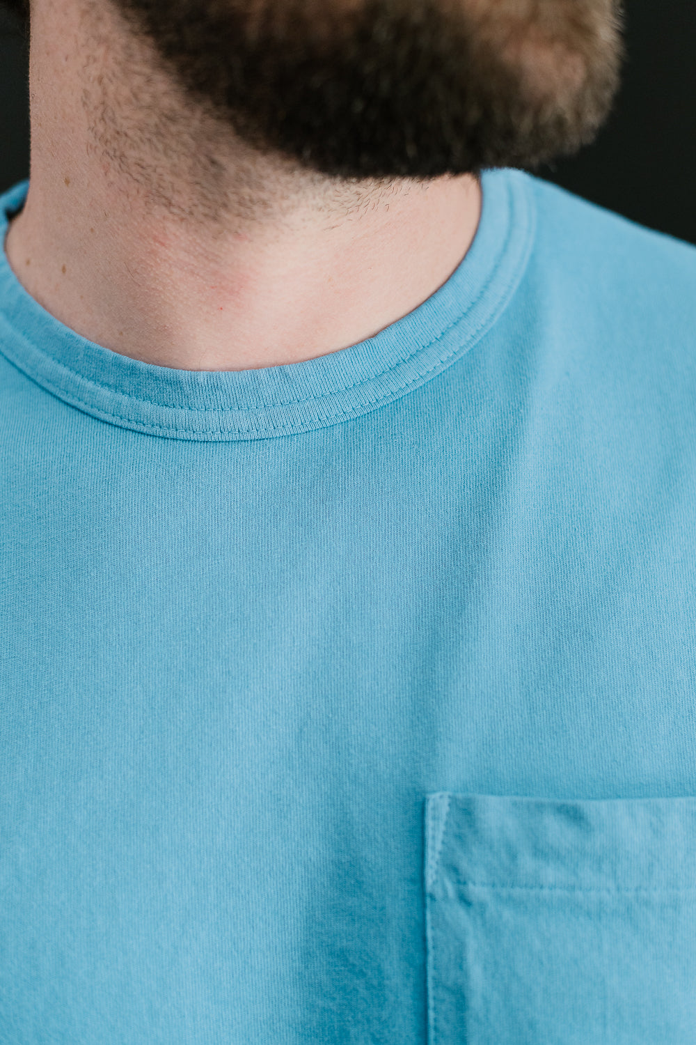 Heavy Duty Pocket Tee - Bluebird