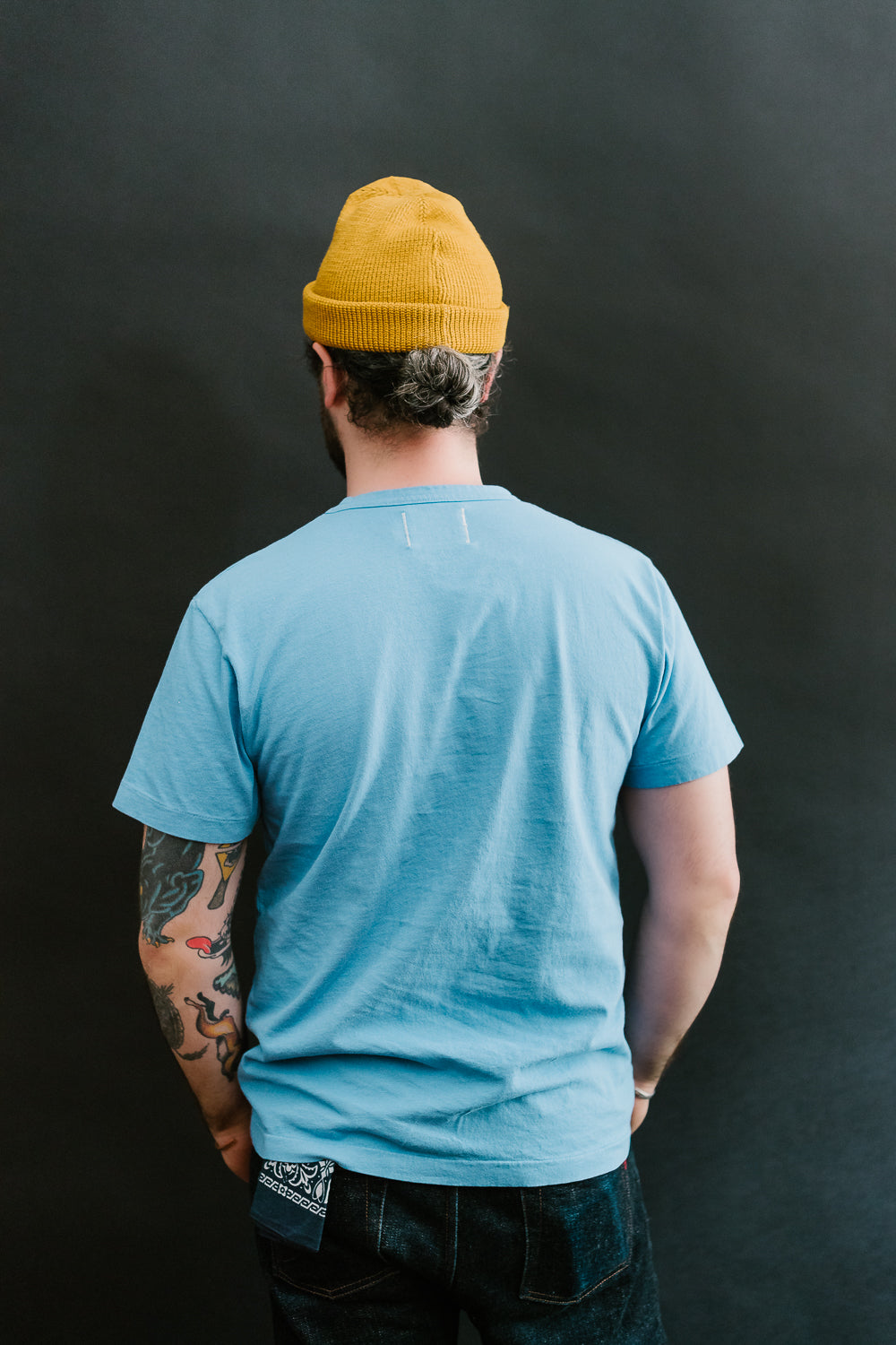 Heavy Duty Pocket Tee - Bluebird