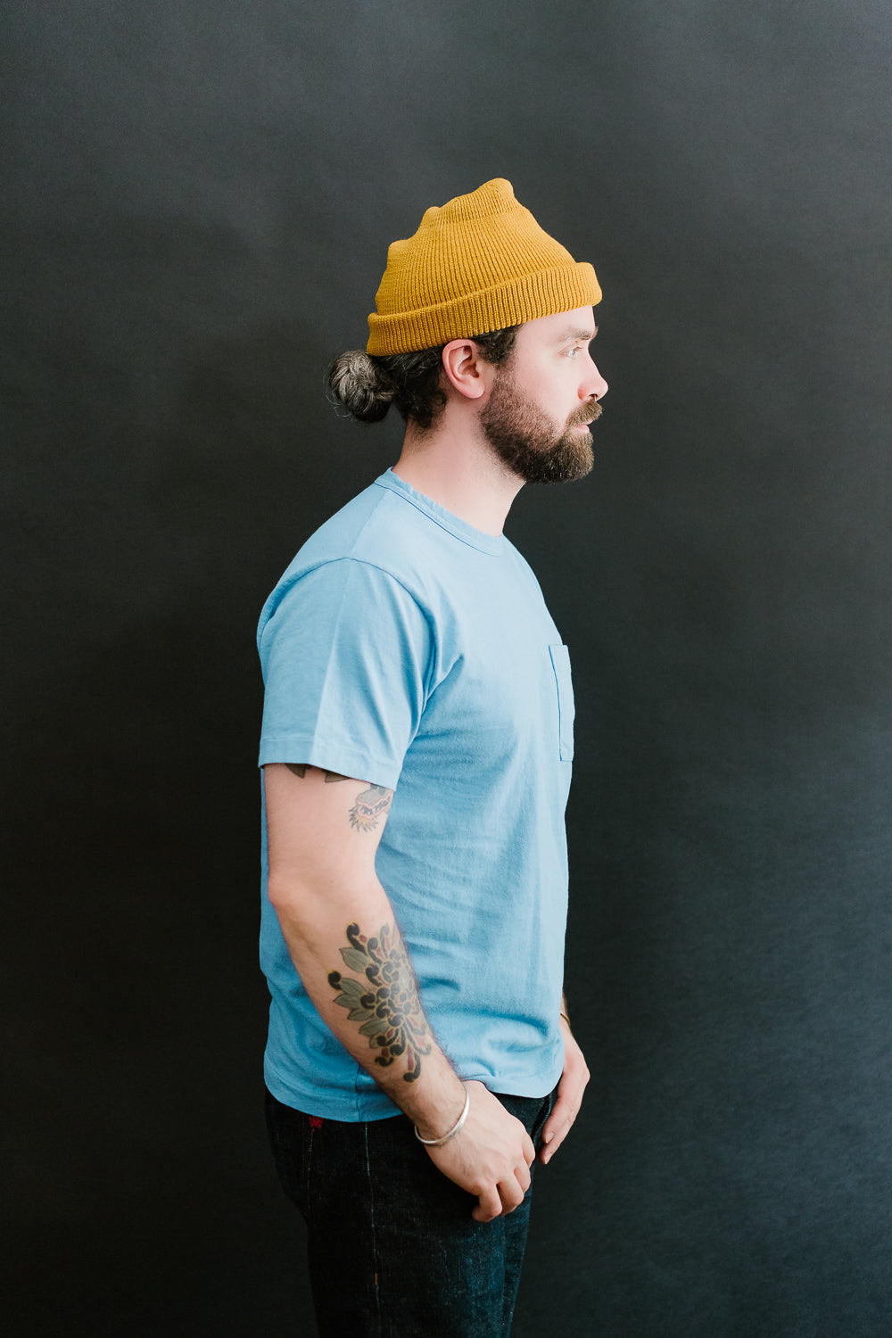 Heavy Duty Pocket Tee - Bluebird