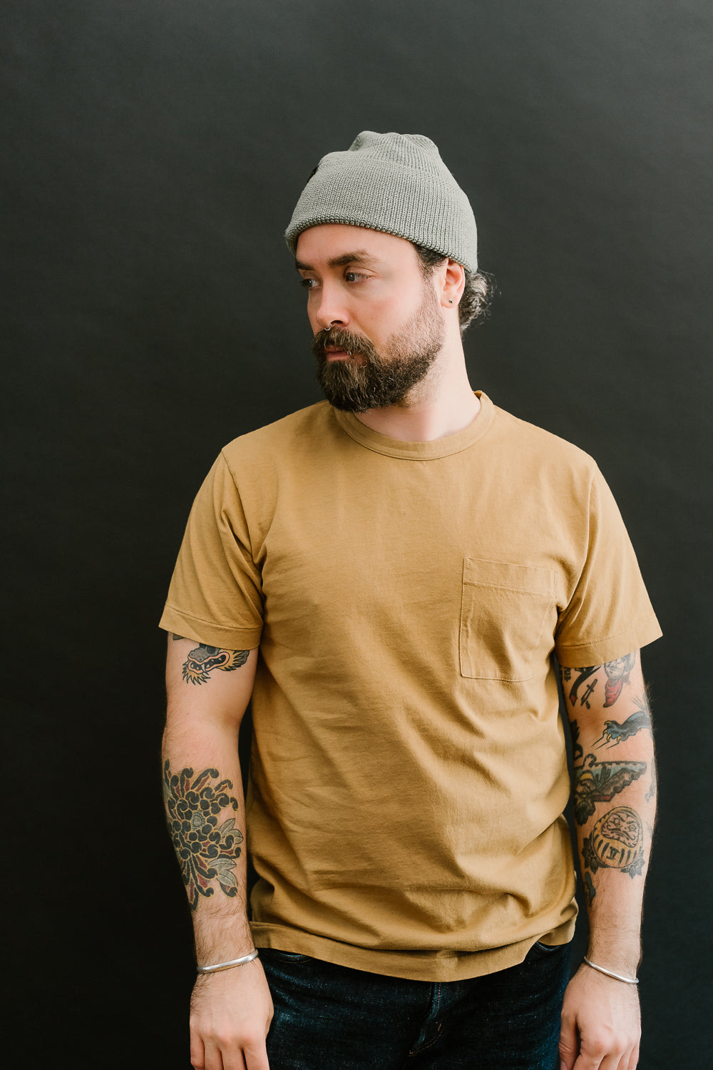 Heavy Duty Pocket Tee - Fawn