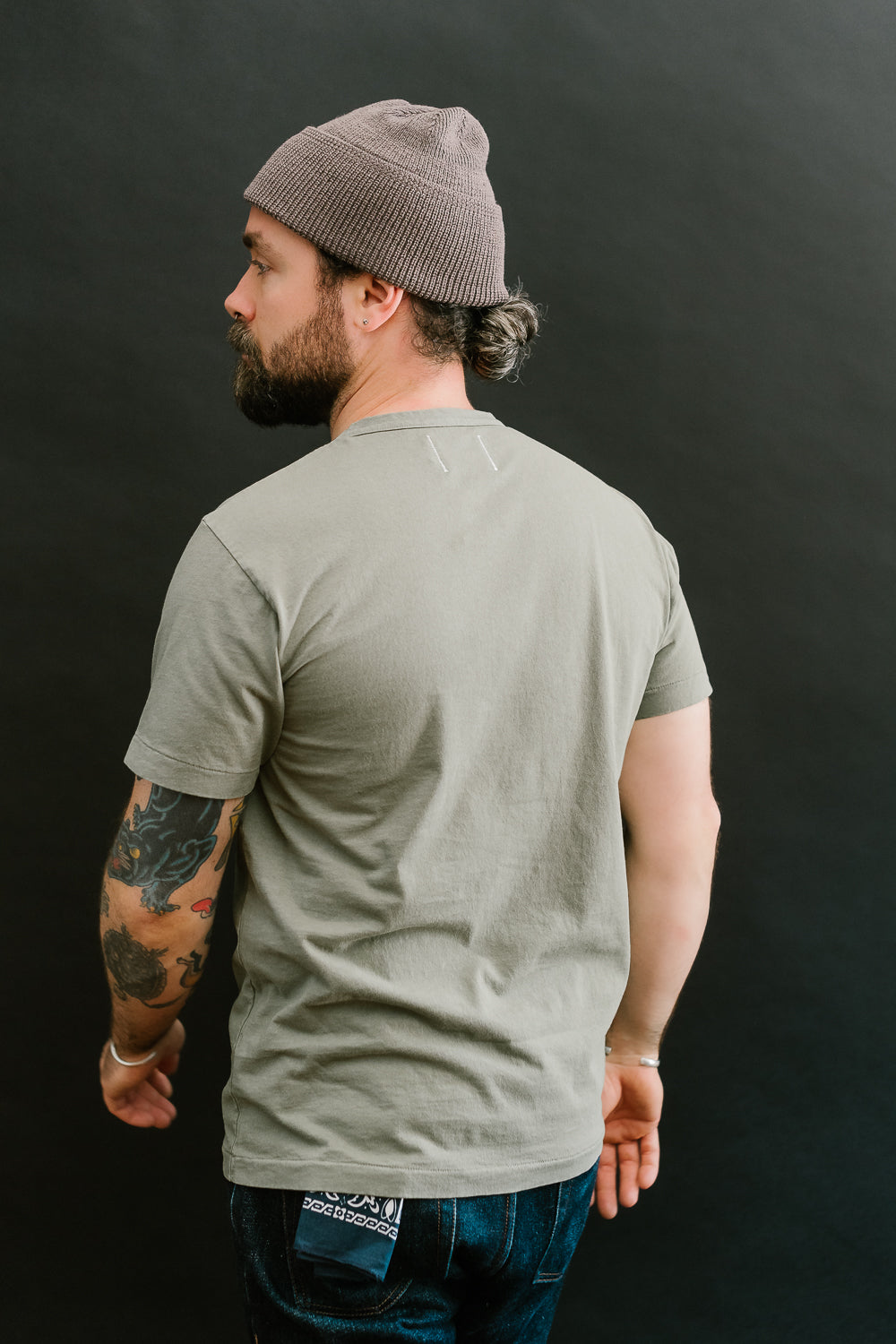 Heavy Duty Pocket Tee - Sage