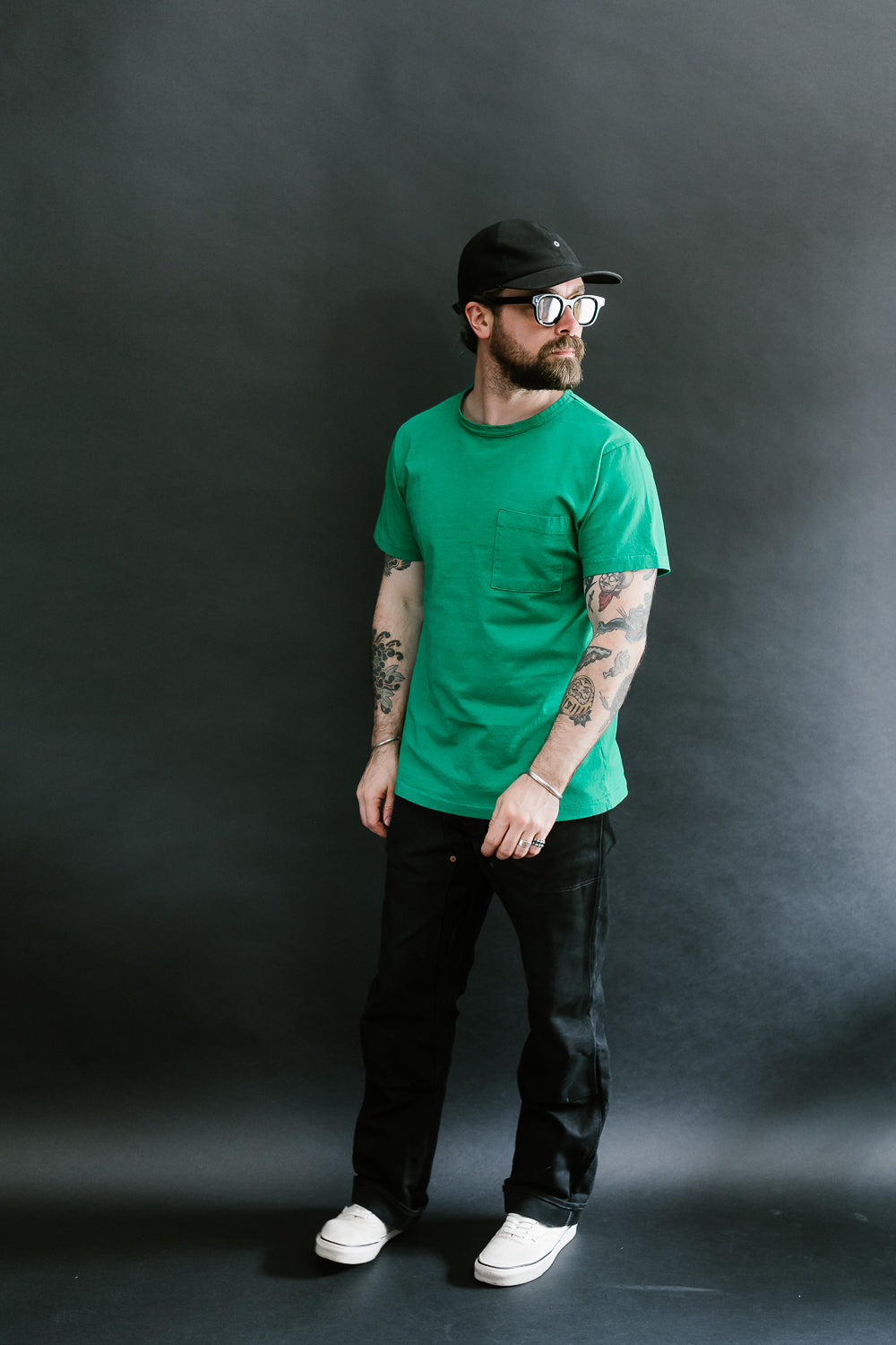 Heavy Duty Pocket Tee - Kelly Green