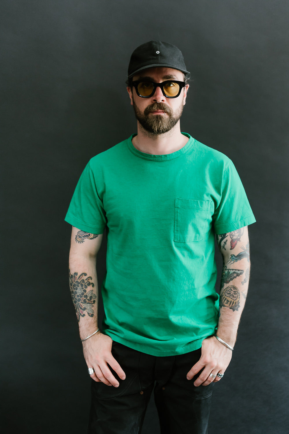 Heavy Duty Pocket Tee - Kelly Green