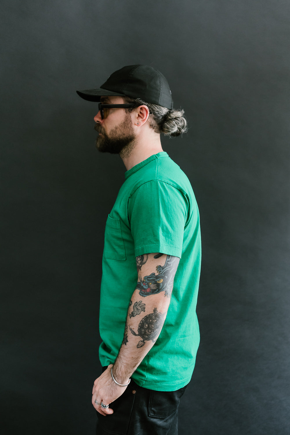 Heavy Duty Pocket Tee - Kelly Green