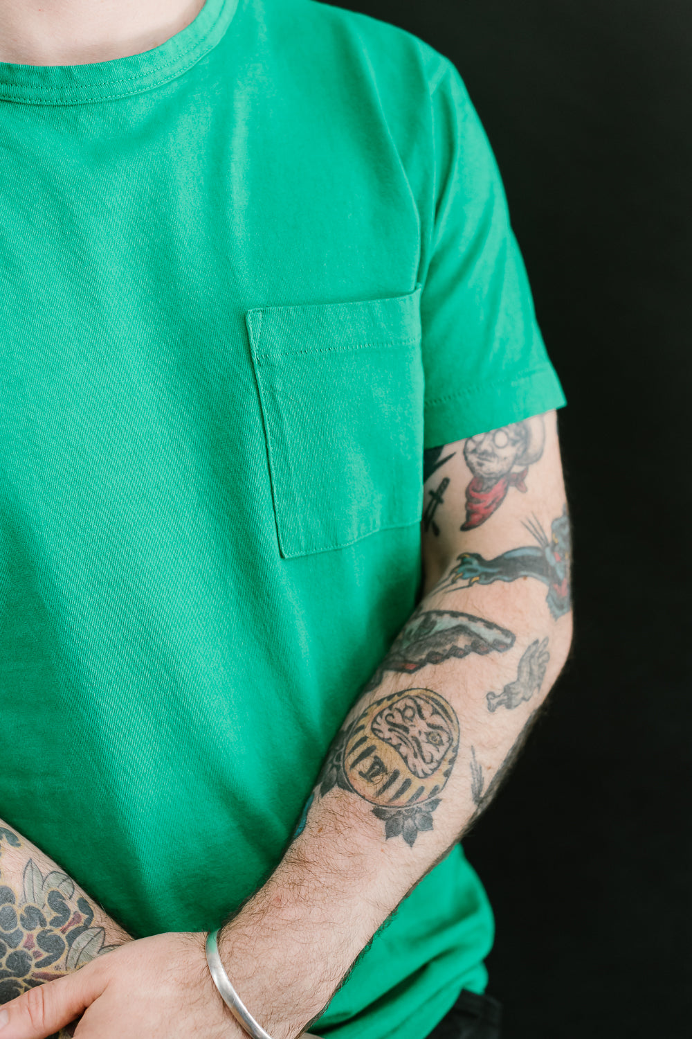 Heavy Duty Pocket Tee - Kelly Green