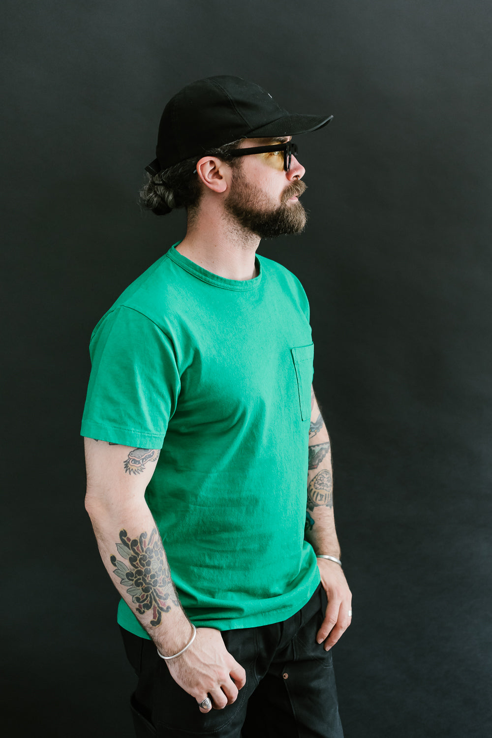 Heavy Duty Pocket Tee - Kelly Green